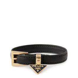 Prada Saffiano Leather Bracelet