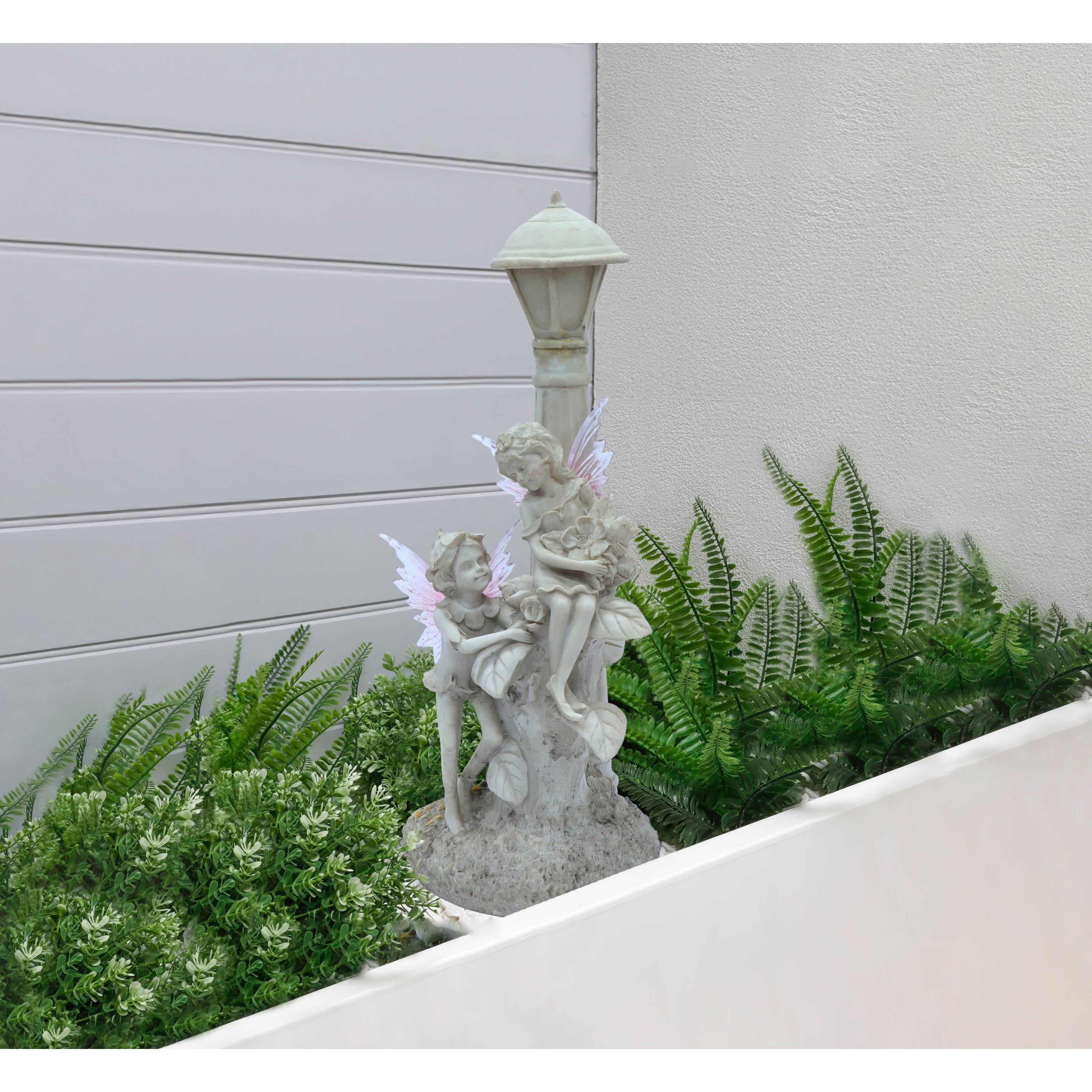 Stone - Streetwize - Solar Fairies Under Lamp Post - 9