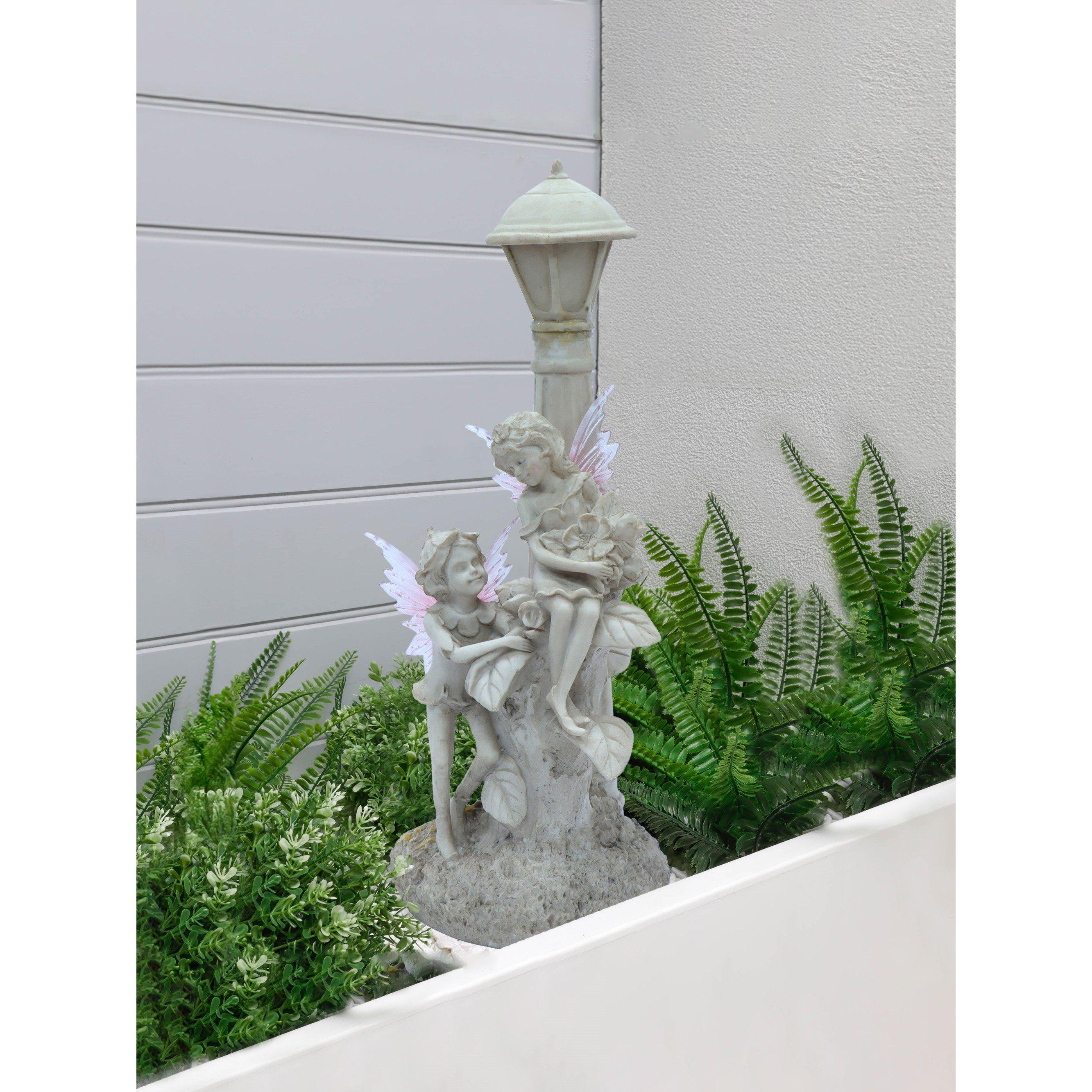 Stone - Streetwize - Solar Fairies Under Lamp Post - 10