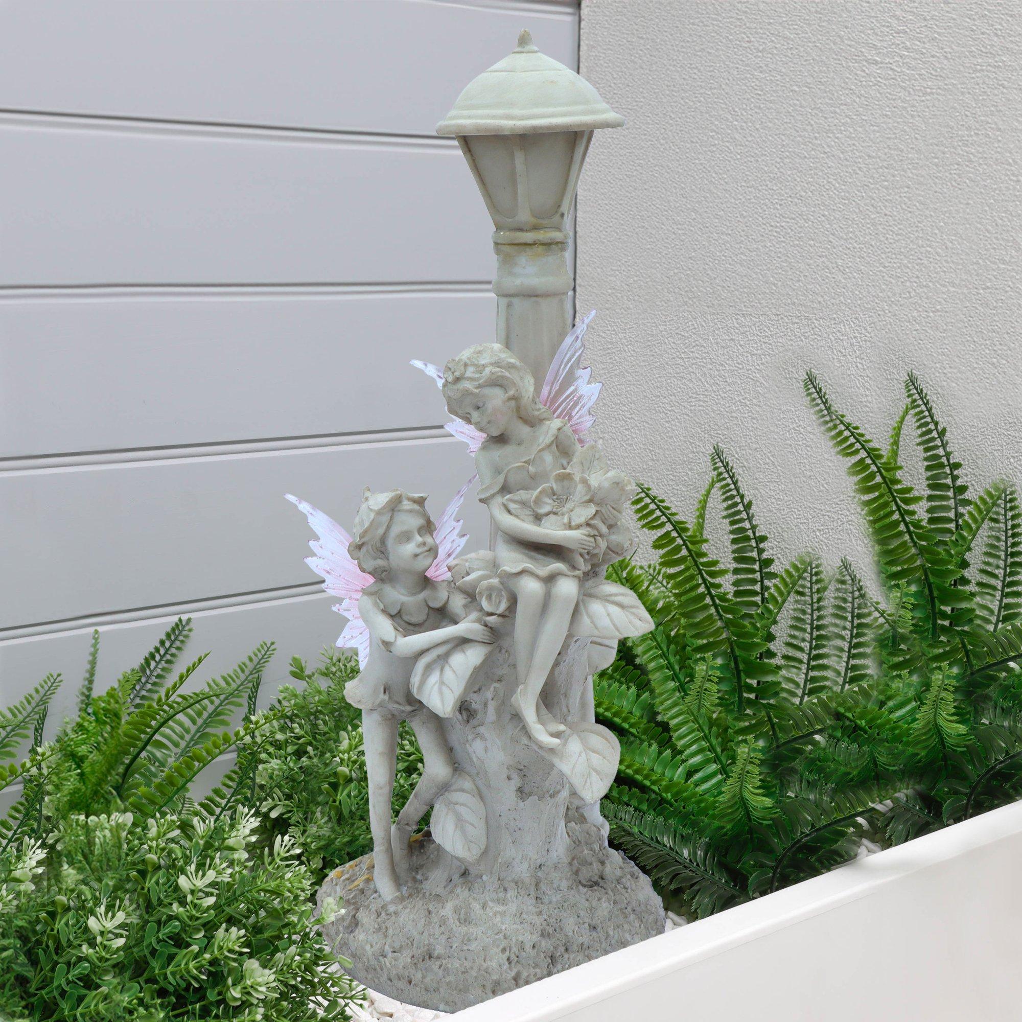 Stone - Streetwize - Solar Fairies Under Lamp Post - 11