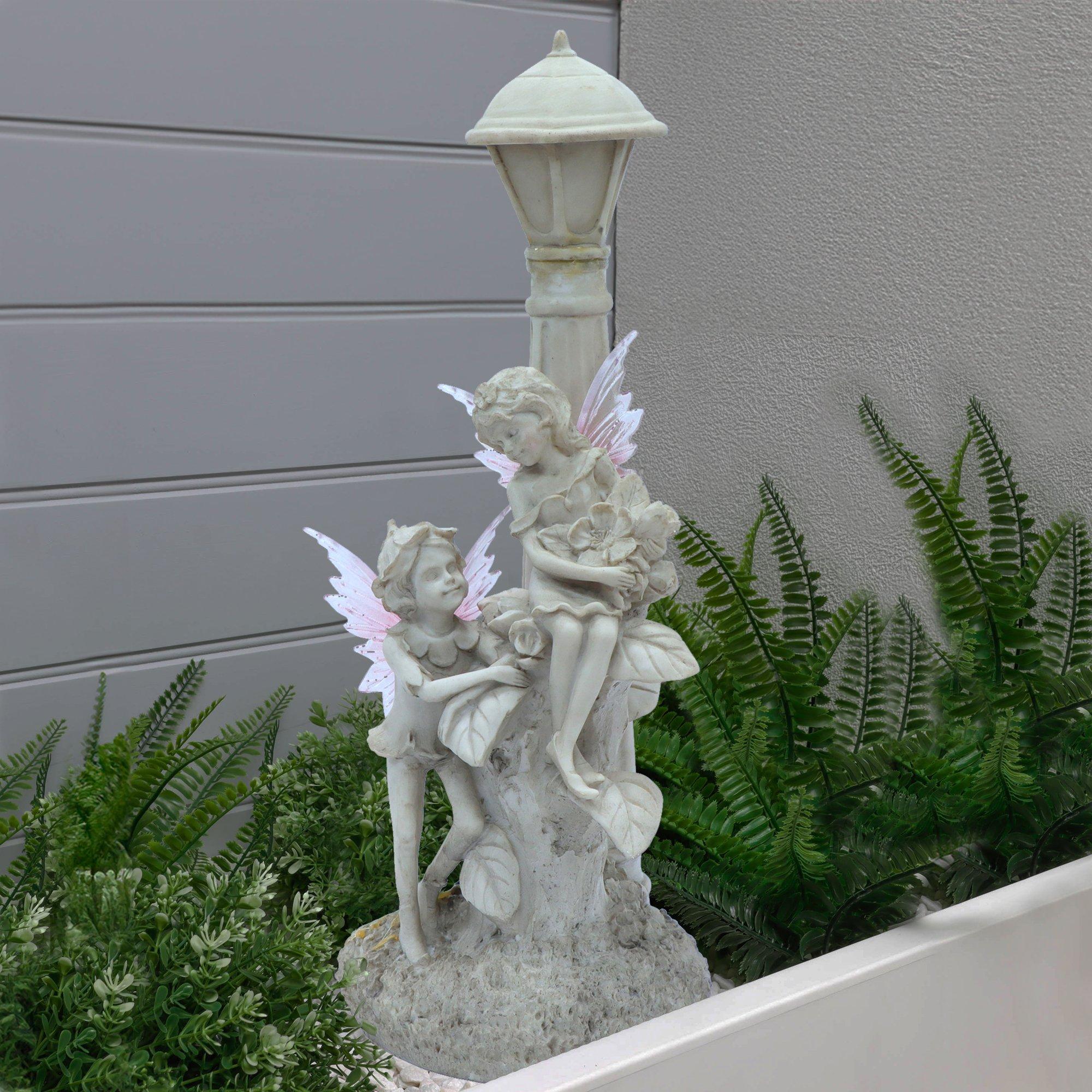 Stone - Streetwize - Solar Fairies Under Lamp Post - 12