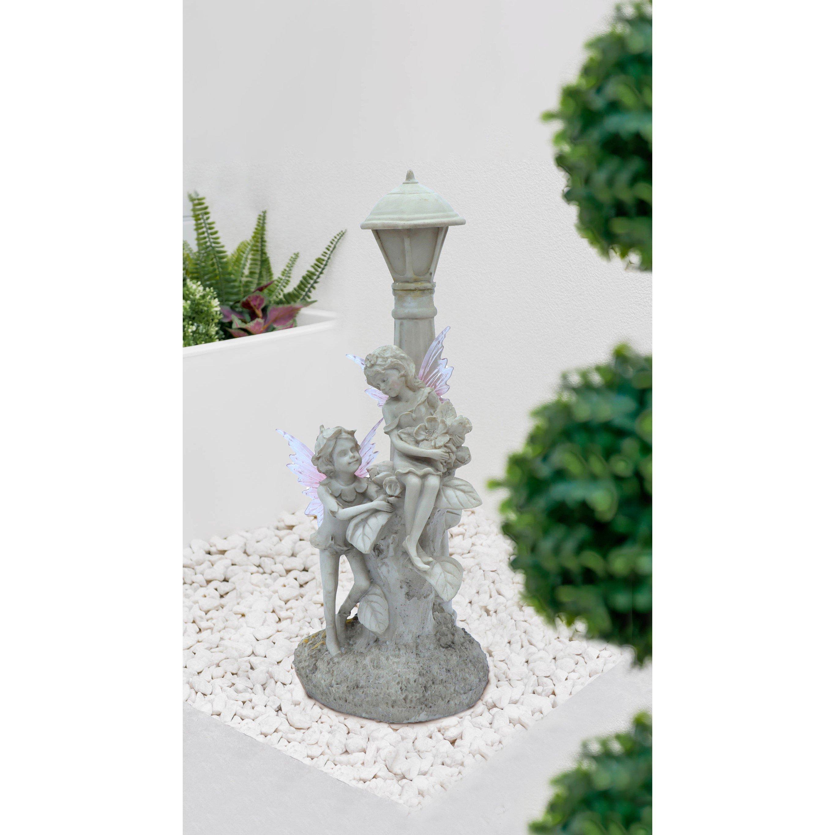 Stone - Streetwize - Solar Fairies Under Lamp Post - 6