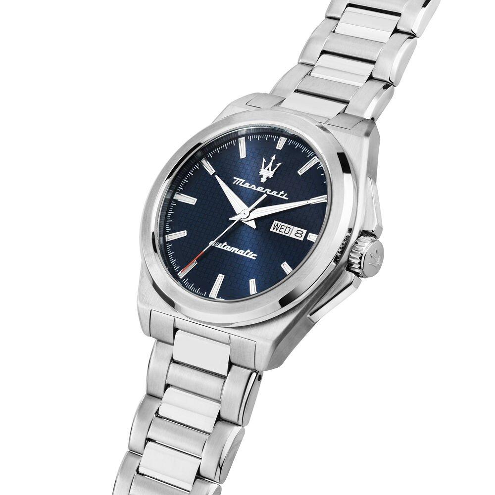 Blue/Silver - Maserati - Men's Velocita Analogue Quartz Watch - 4
