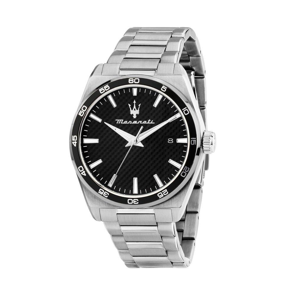 Maserati Men's Black/Silver Velocita Water Resistant Analogue Quartz Watch - One Size - Image 4