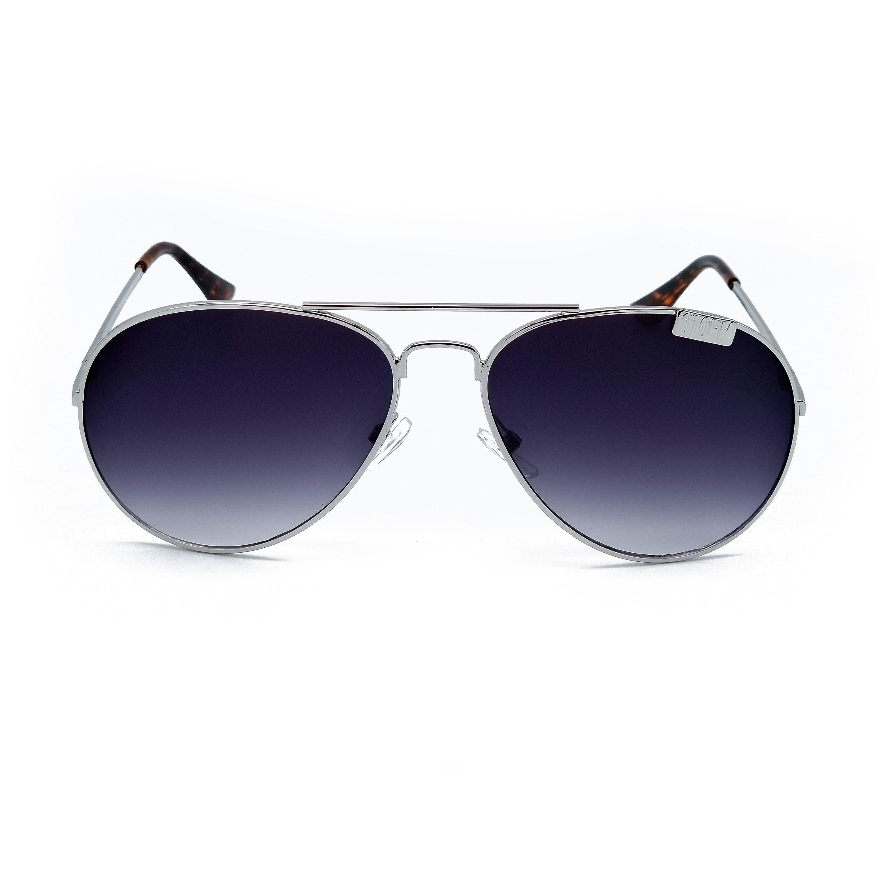 Silver - Storm - Women's Aviator Sunglasses - 2