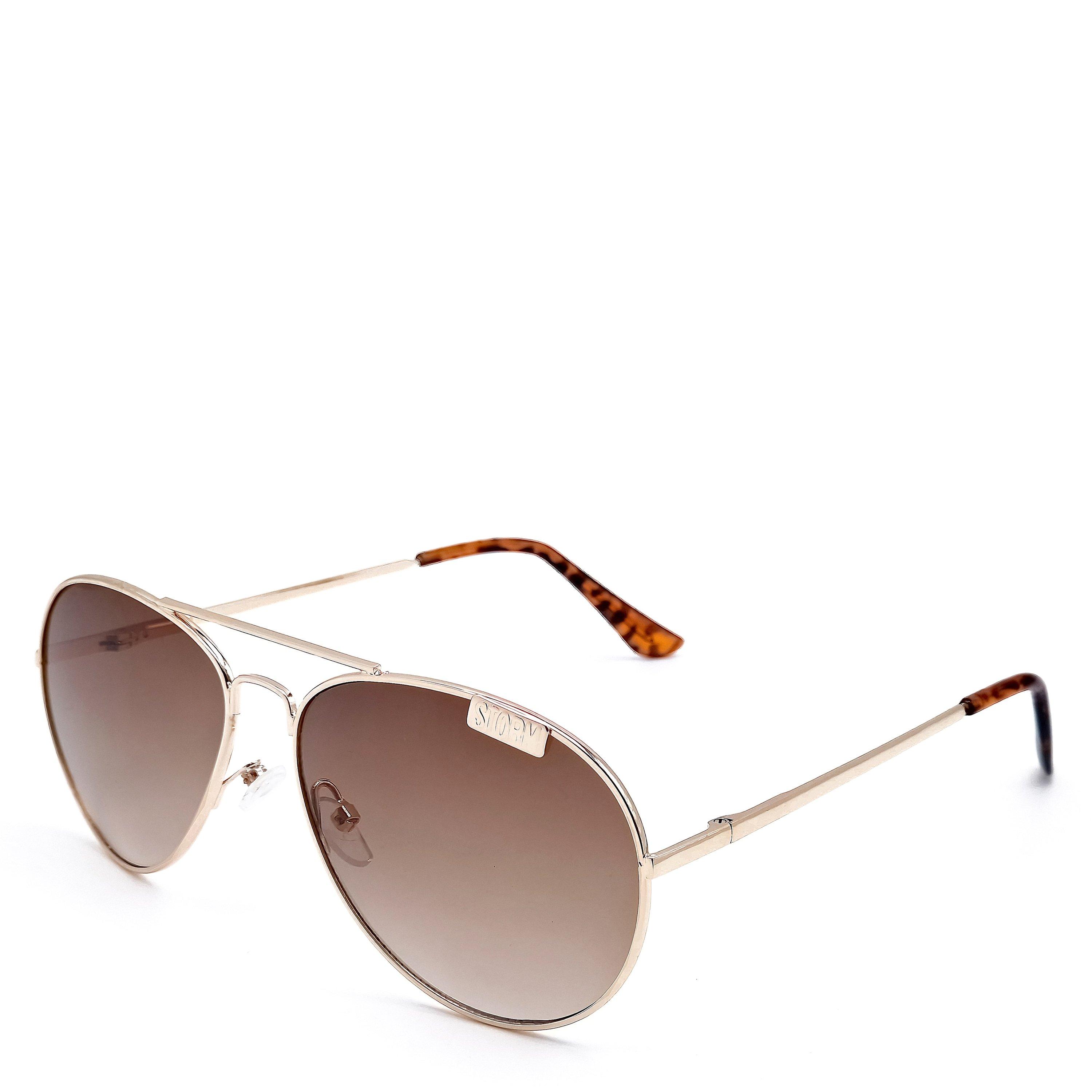 Storm Women's Aviator Sunglasses - Gold