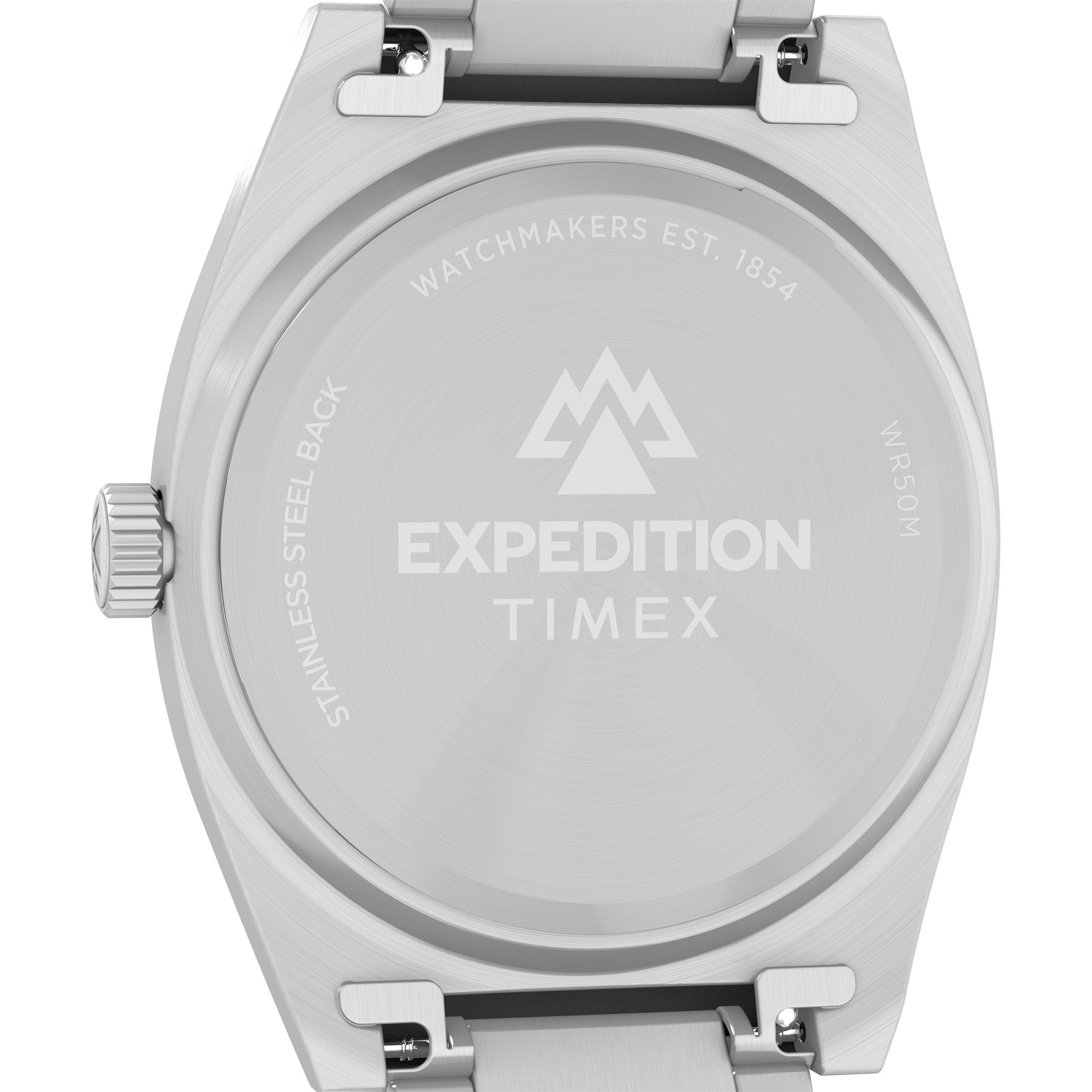 Black/Silver - Timex - Men's Expedition Analogue Quartz Watch - 6