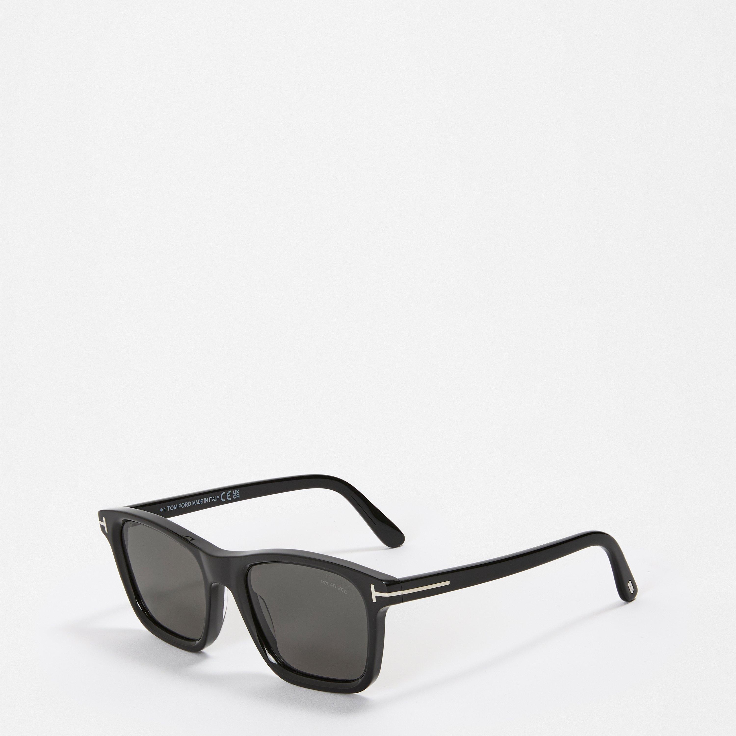 Shiny Black - Tom Ford - Men's Barron Square Sunglasses - 1
