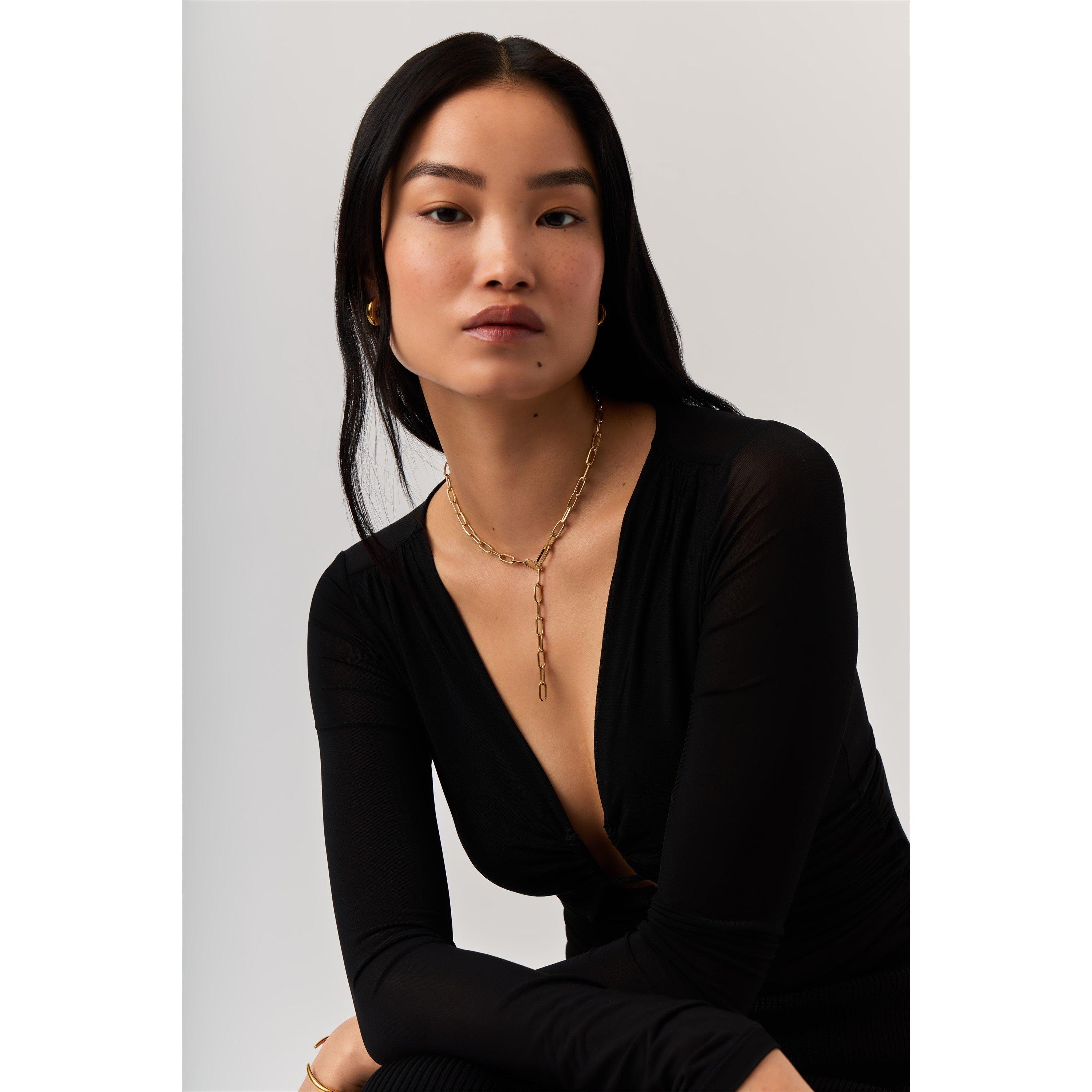 Gold - Missoma - Classic Paperclip Chain Necklace - 7