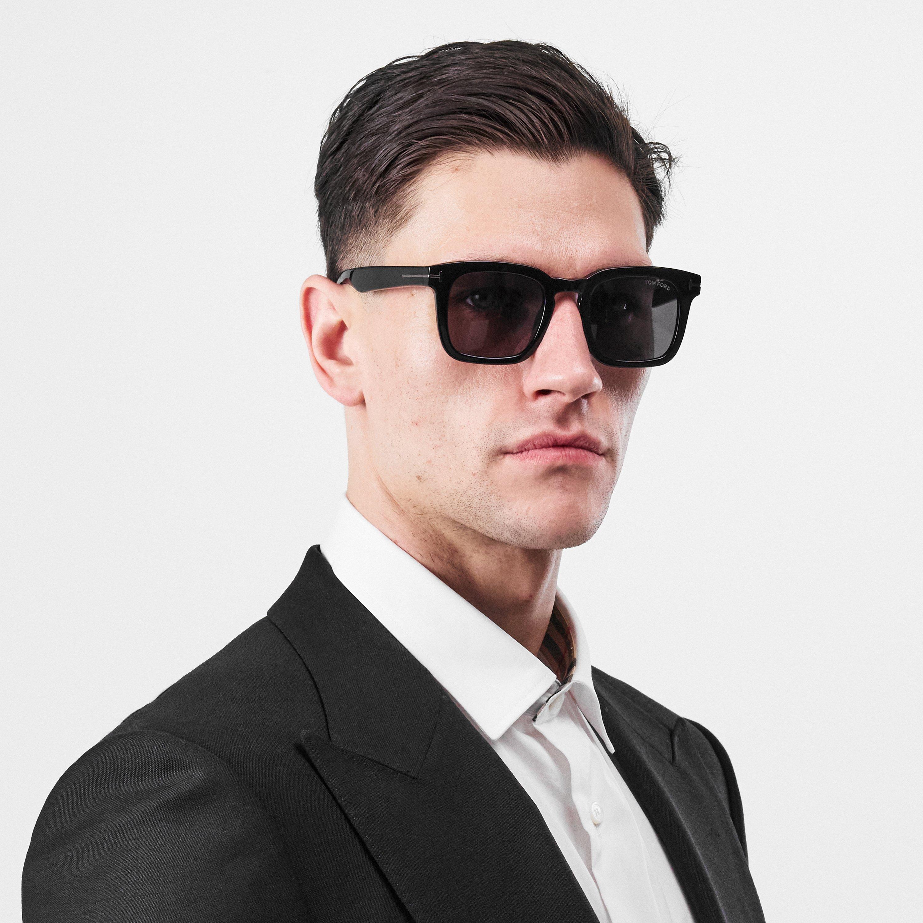 Shiny Black - Tom Ford - Dax Sunglasses - 2