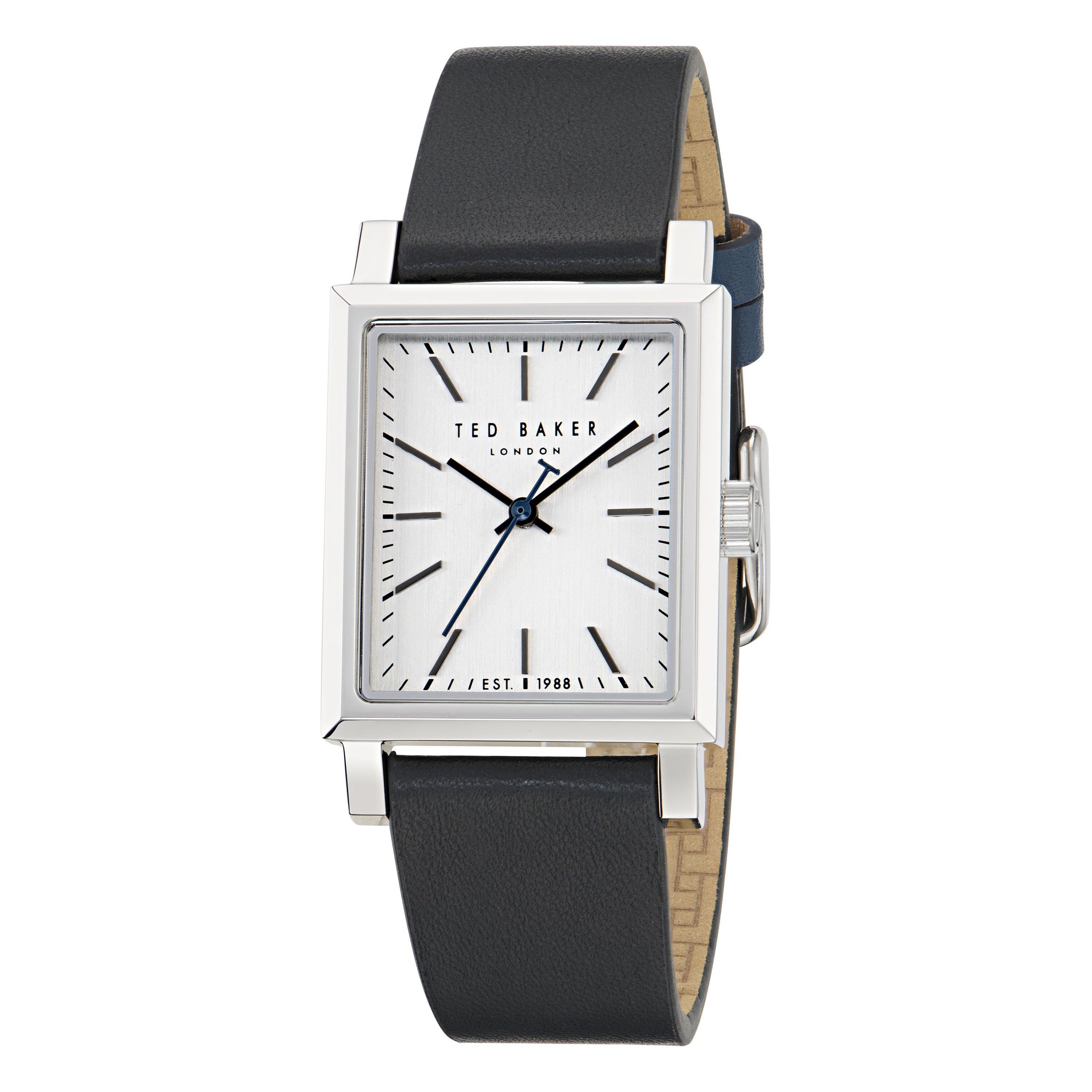 White/Silver - Ted Baker - Men's Precision Quartz Analogue Watch - 1