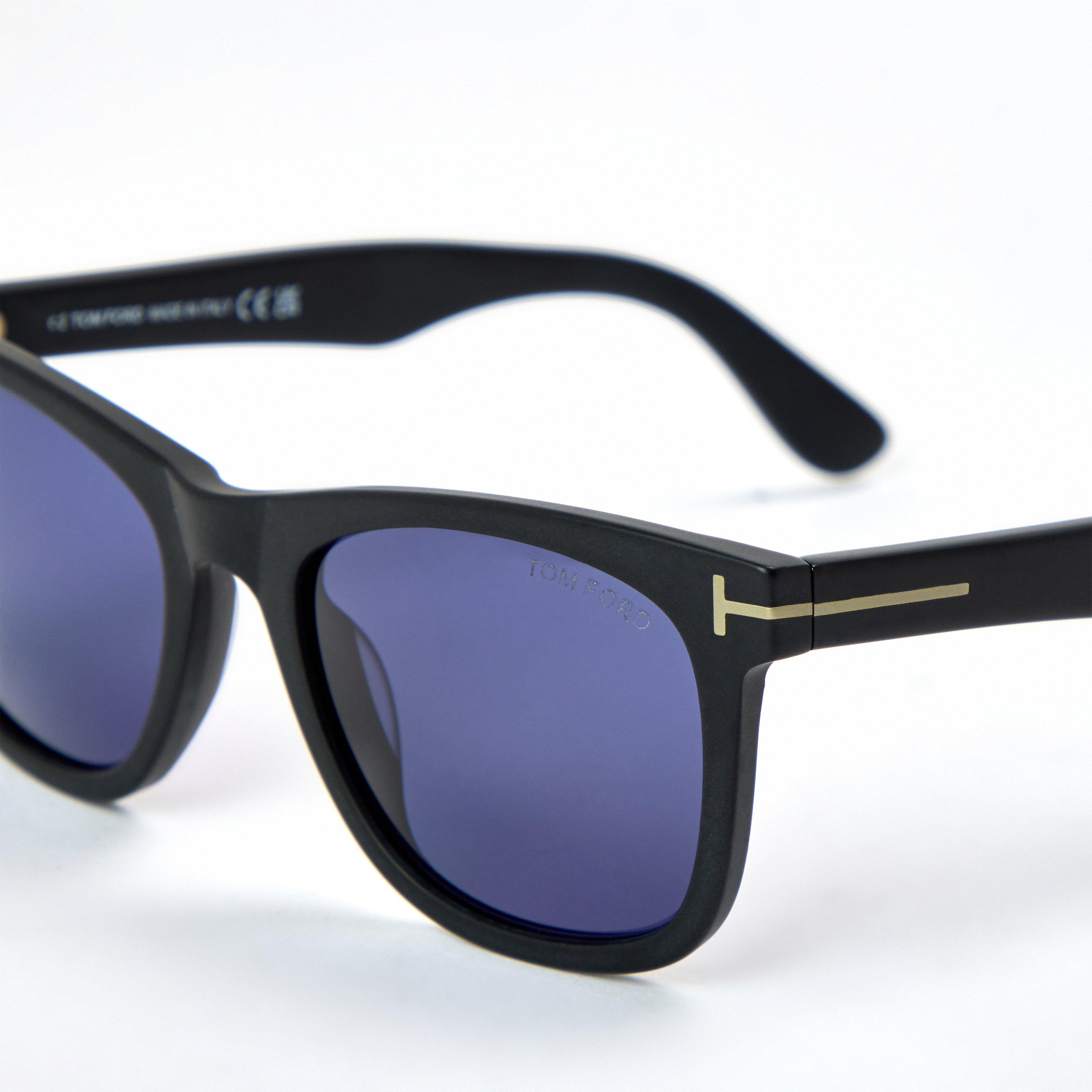 Matte Black - Tom Ford - Men's Kevyn Wayfarer Sunglasses - 4
