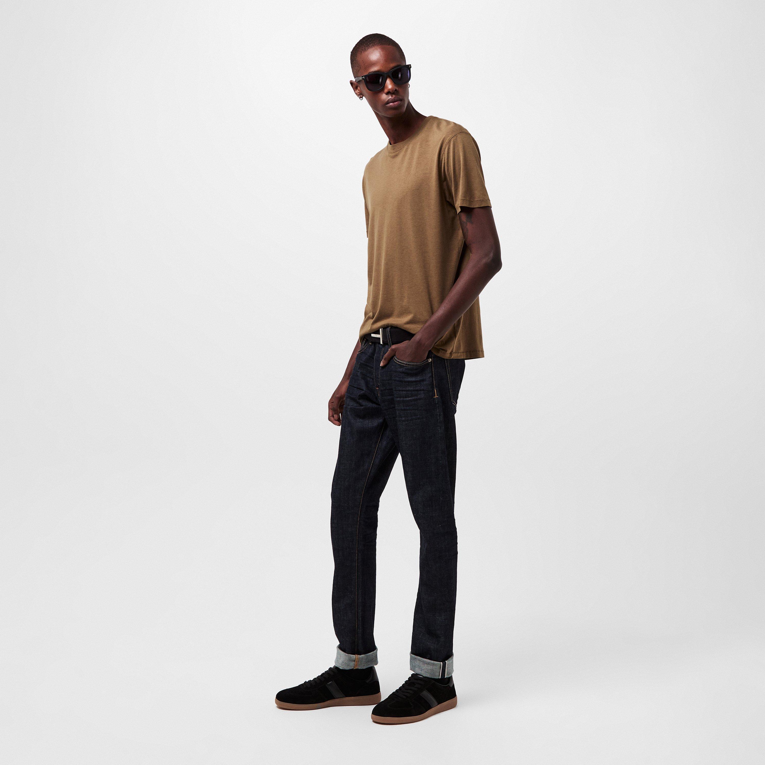 Matte Black - Tom Ford - Men's Kevyn Wayfarer Sunglasses - 5