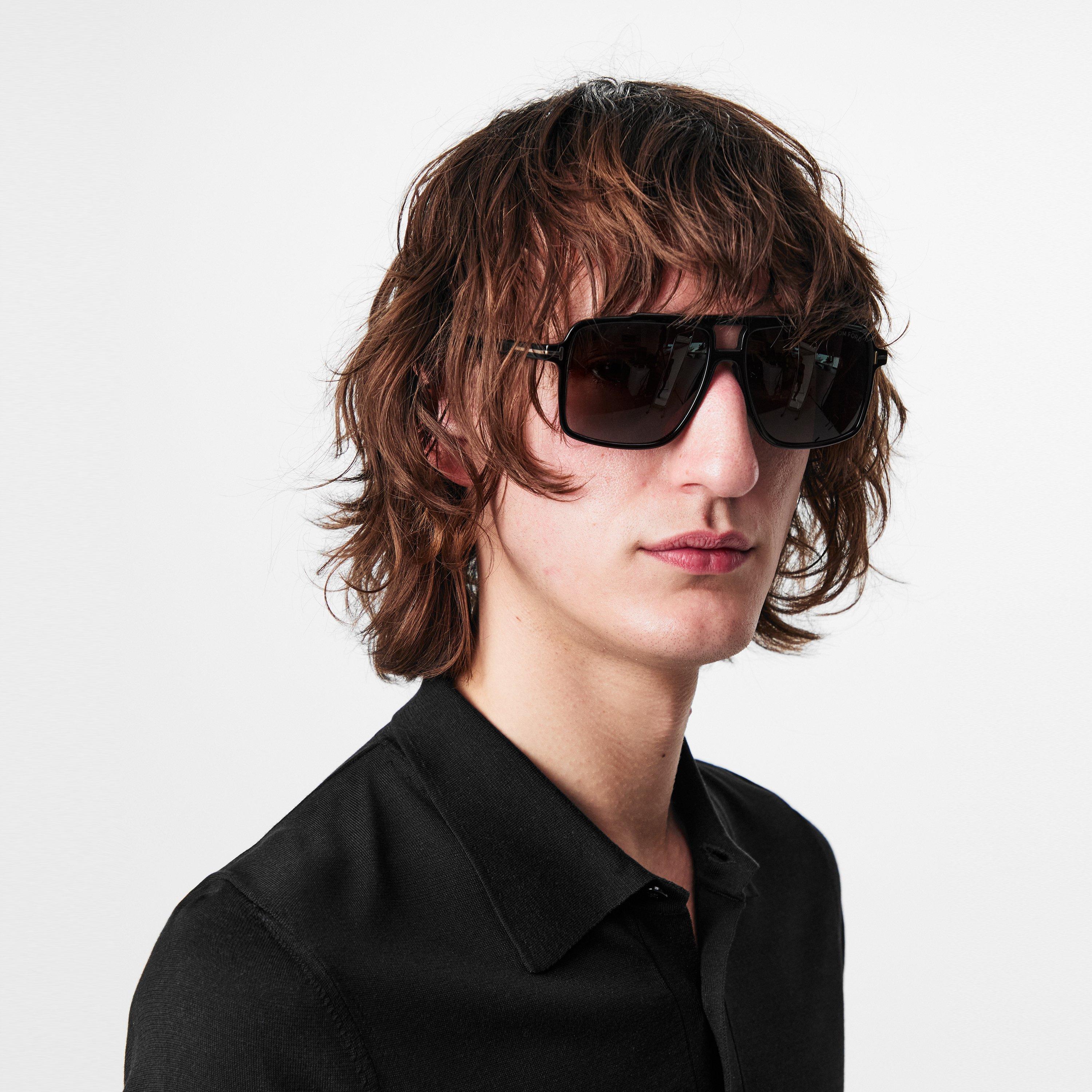 Shiny Black - Tom Ford - Kemp Sunglasses - 2