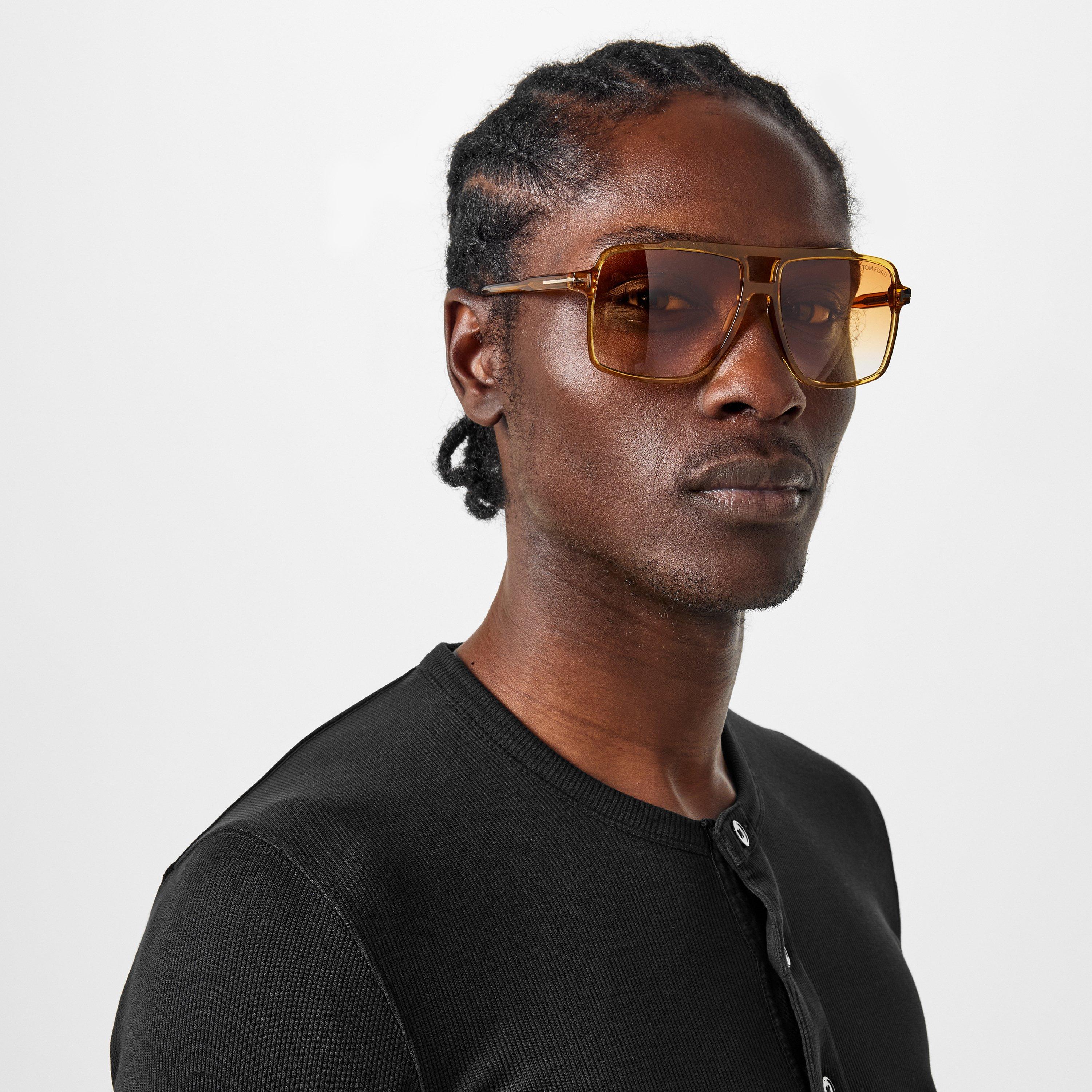 Shiny Yellow - Tom Ford - Kemp Sunglasses - 2