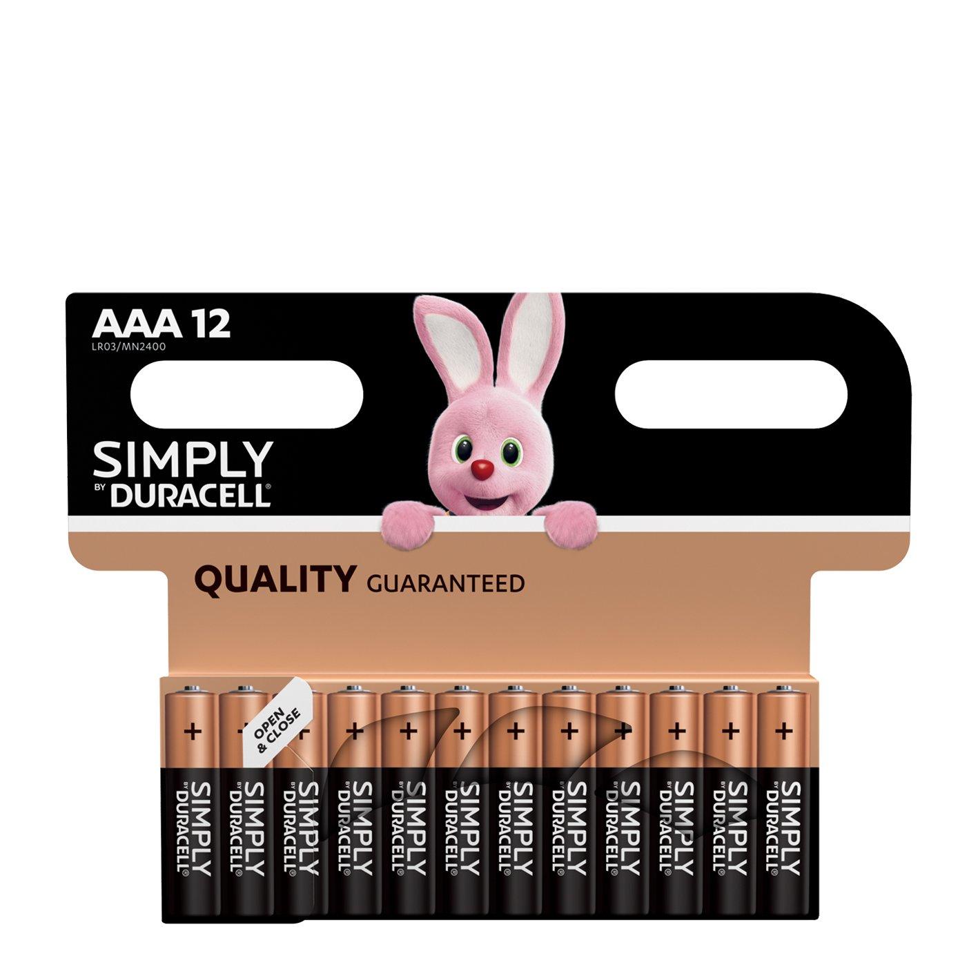 - - Duracell - Simply 12 Pack AAA Batteries - 2