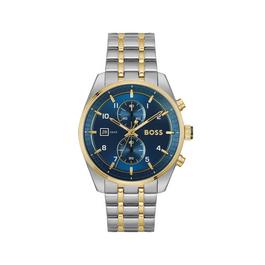 Boss Gents BOSS Skytraveller Bi Colour Chronograph Watch