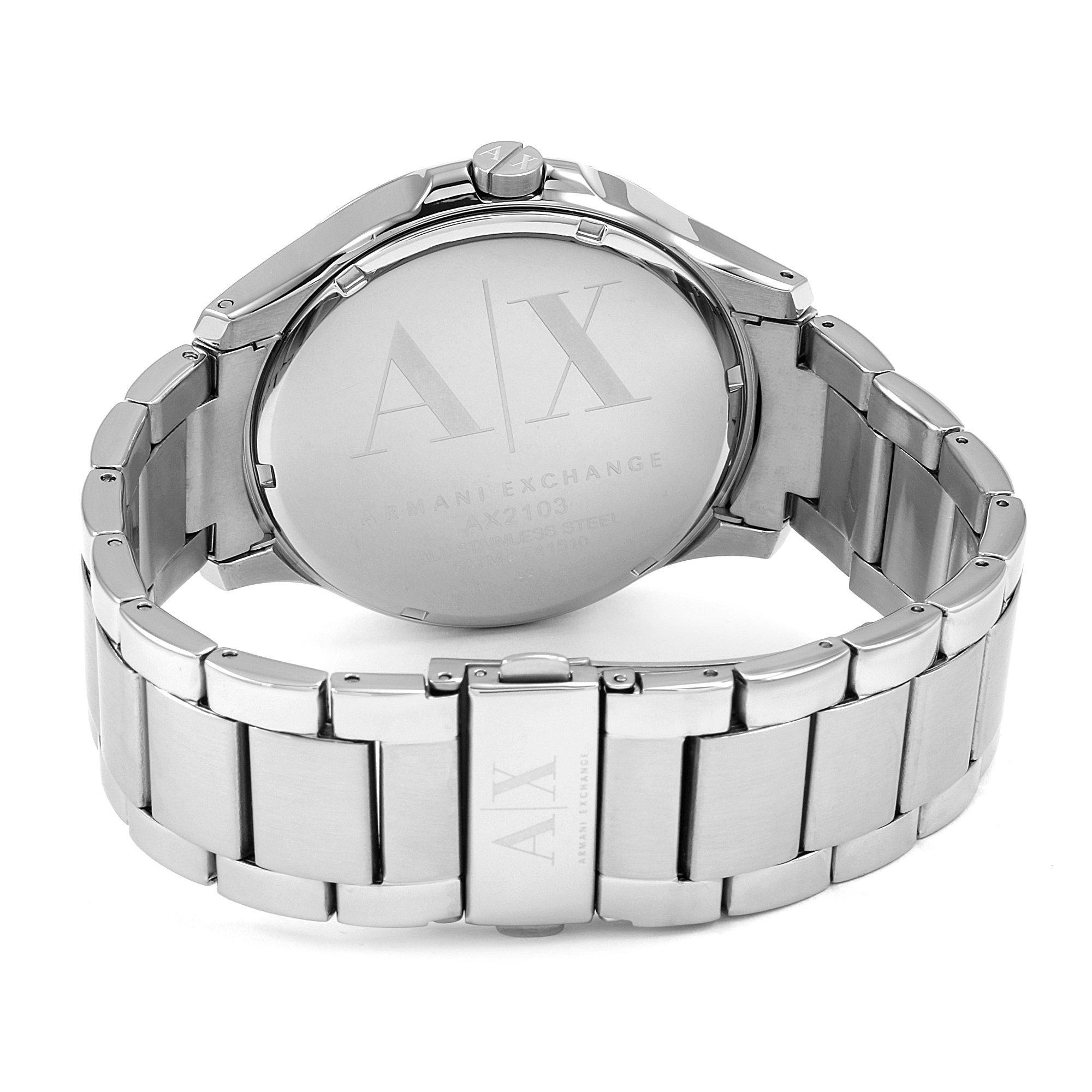 Silver/Black - Armani Exchange - Quartz Mens Watch - 3