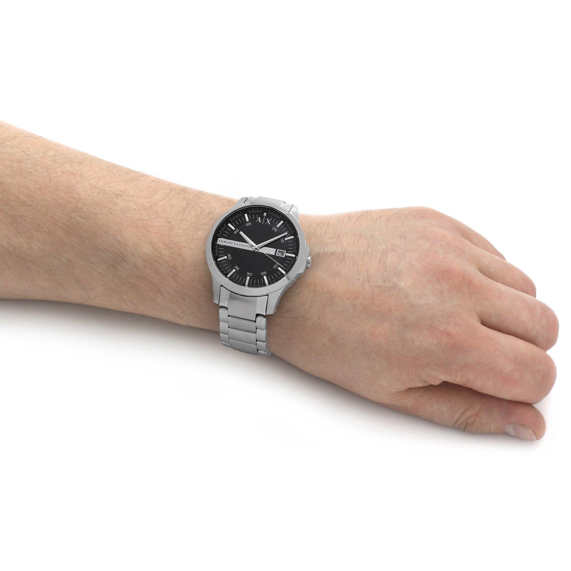 Silver/Black - Armani Exchange - Quartz Mens Watch - 5