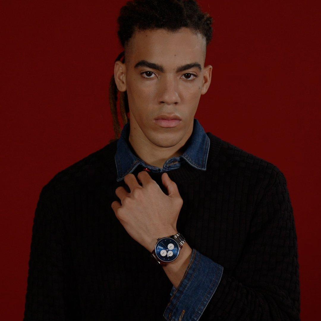 Silver - Hugo - Gents HUGO #STAMP MULTI Stainless Steel Bracelet Watch - 4