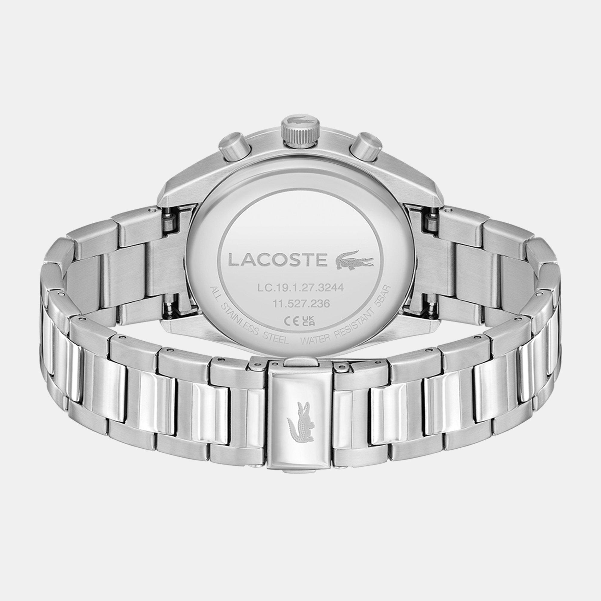 Blue - Lacoste - Lacoste Mens Boston Stainless Steel Chronograph Watch - 3