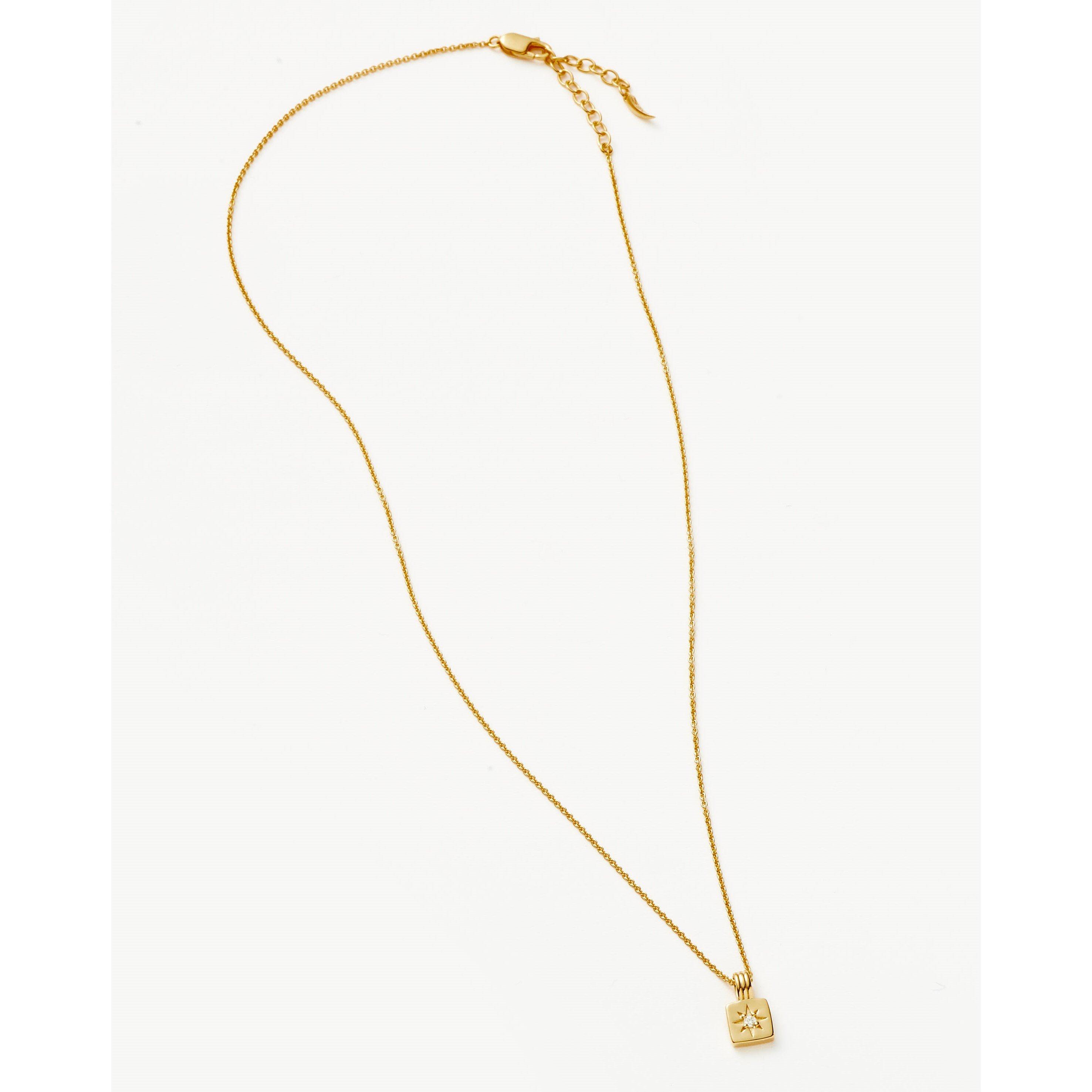 Gold - Missoma - Women's Star Crystal Gold Pendant Necklace - 3