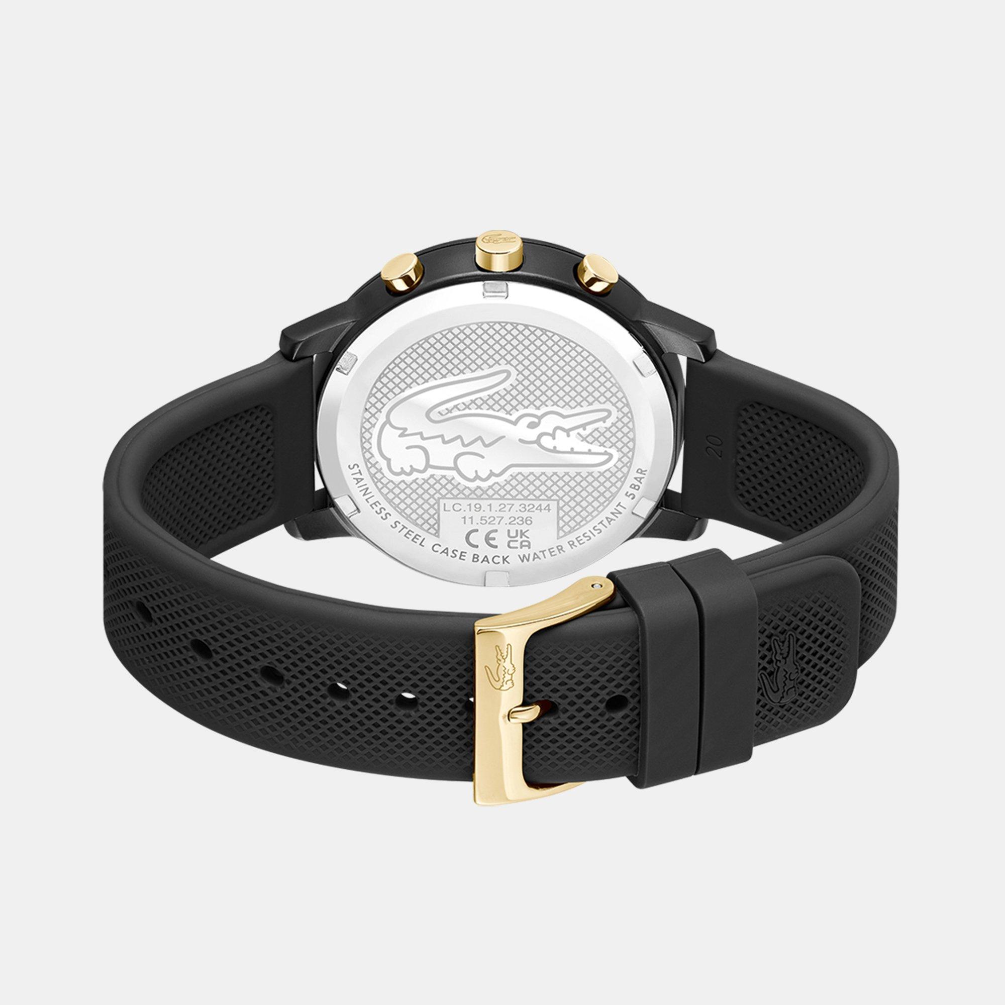 Black - Lacoste - Mens Lacoste.12.12 Move  Multifunction Watch - 2
