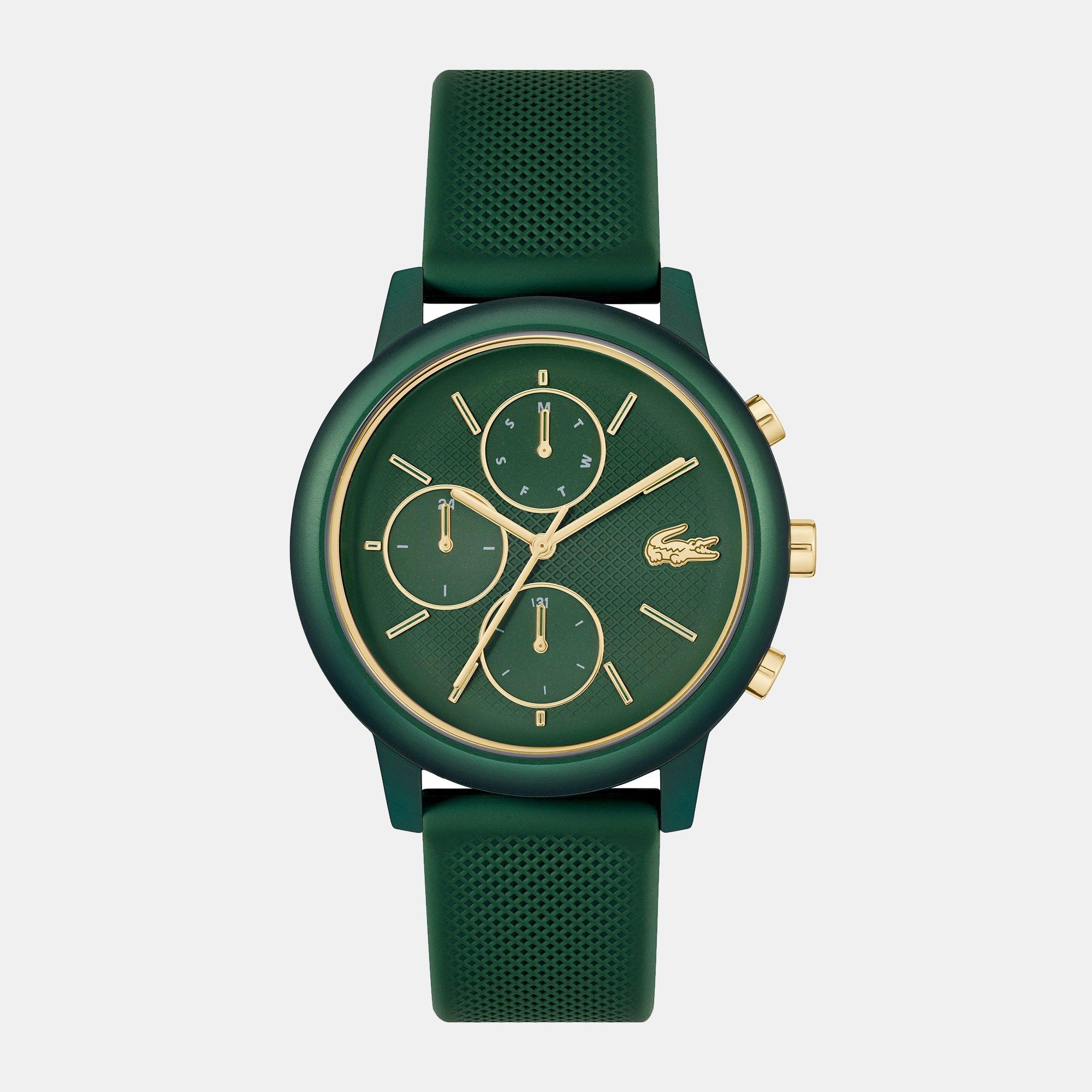 Green - Lacoste - Mens Lacoste.12.12 Move Multifunction Watch - 1