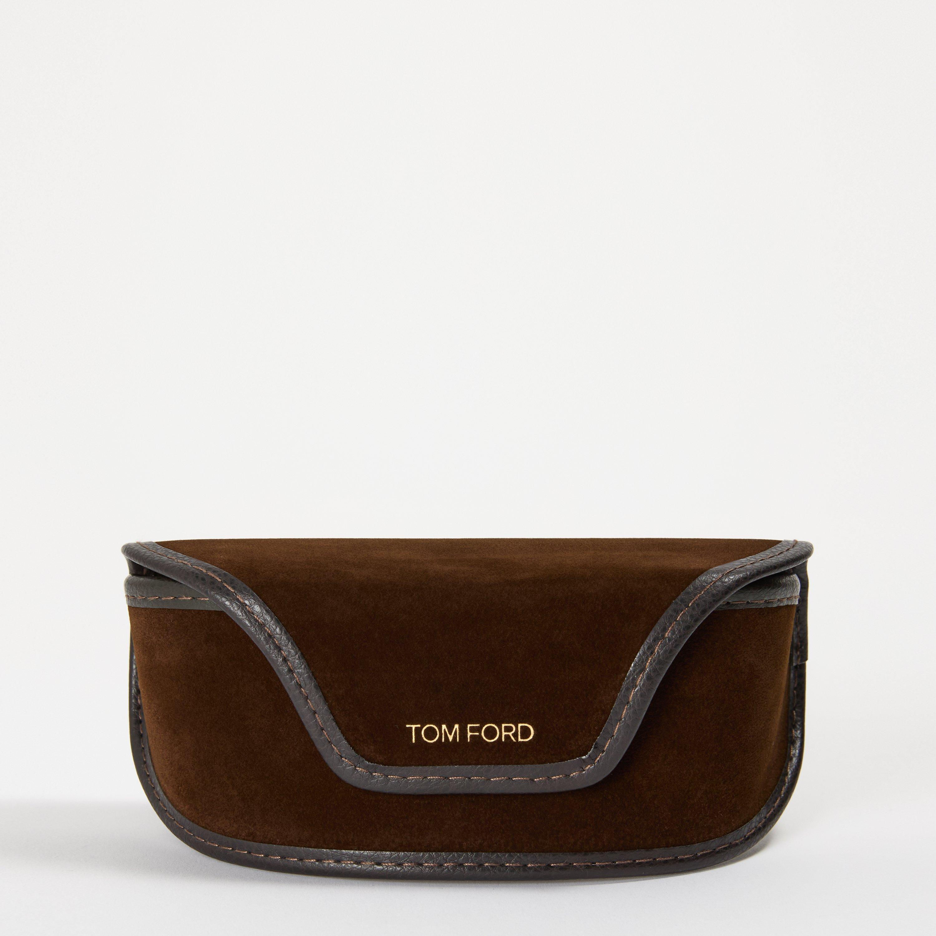 Shiny Black - Tom Ford - Men's Zappa Clubmaster Sunglasses - 4