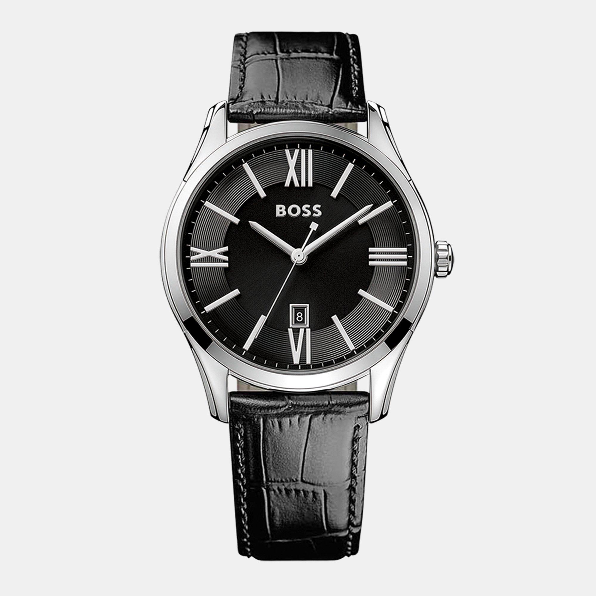 Black/Silver - Boss - BOSS Gents Ambassador Watch - 1