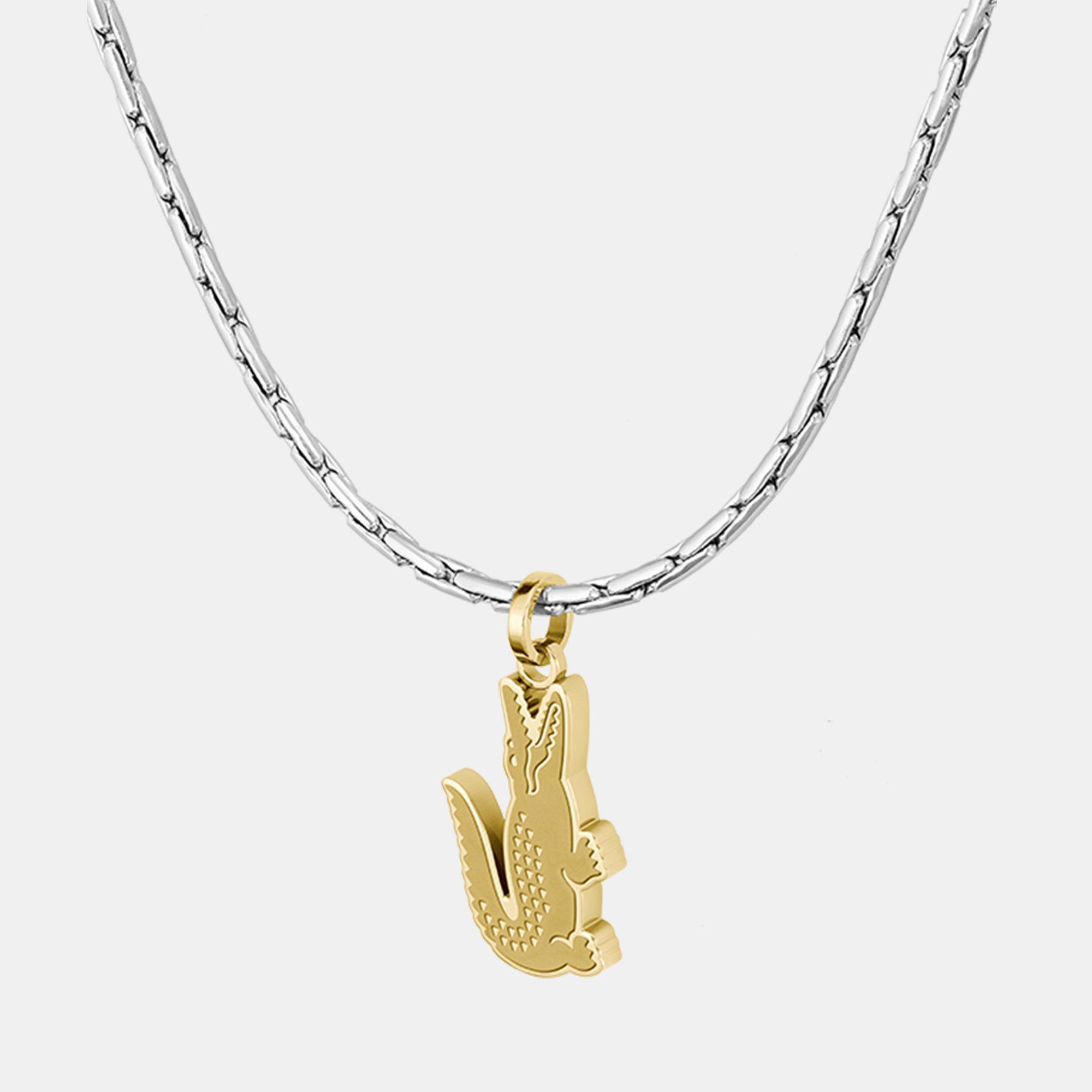 Lacoste Men’s Pendant Necklace in Stainless Steel – Silver or Gold Finish – ARTHOR Collection - Image 3