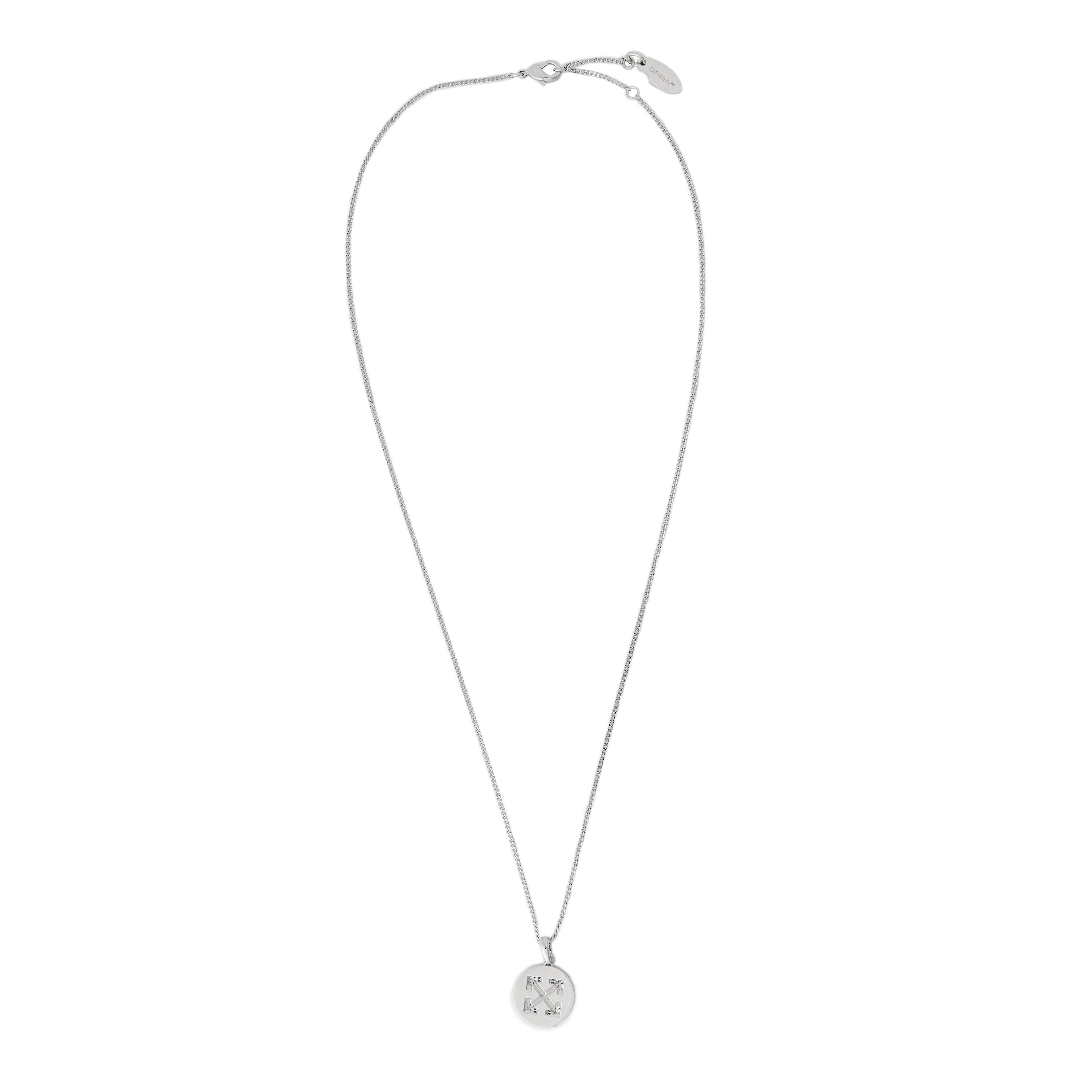 Silver - Off White - Lucky Arrows Pendant - 2