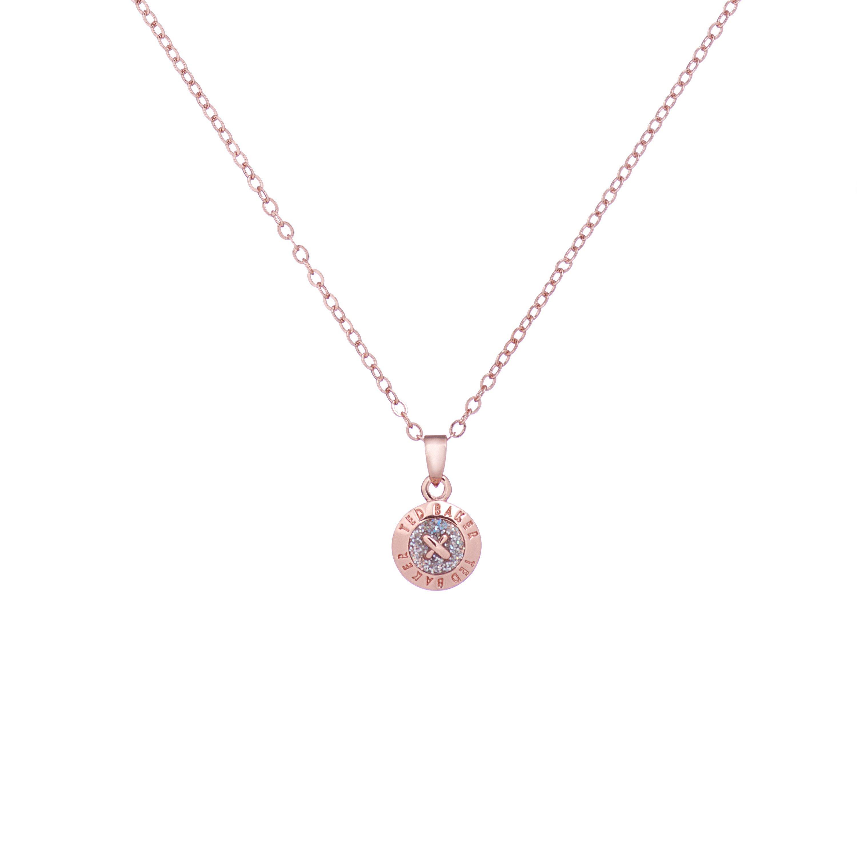Gold/Pink - Ted Baker - Women's Elvina Pendant Necklace - 1