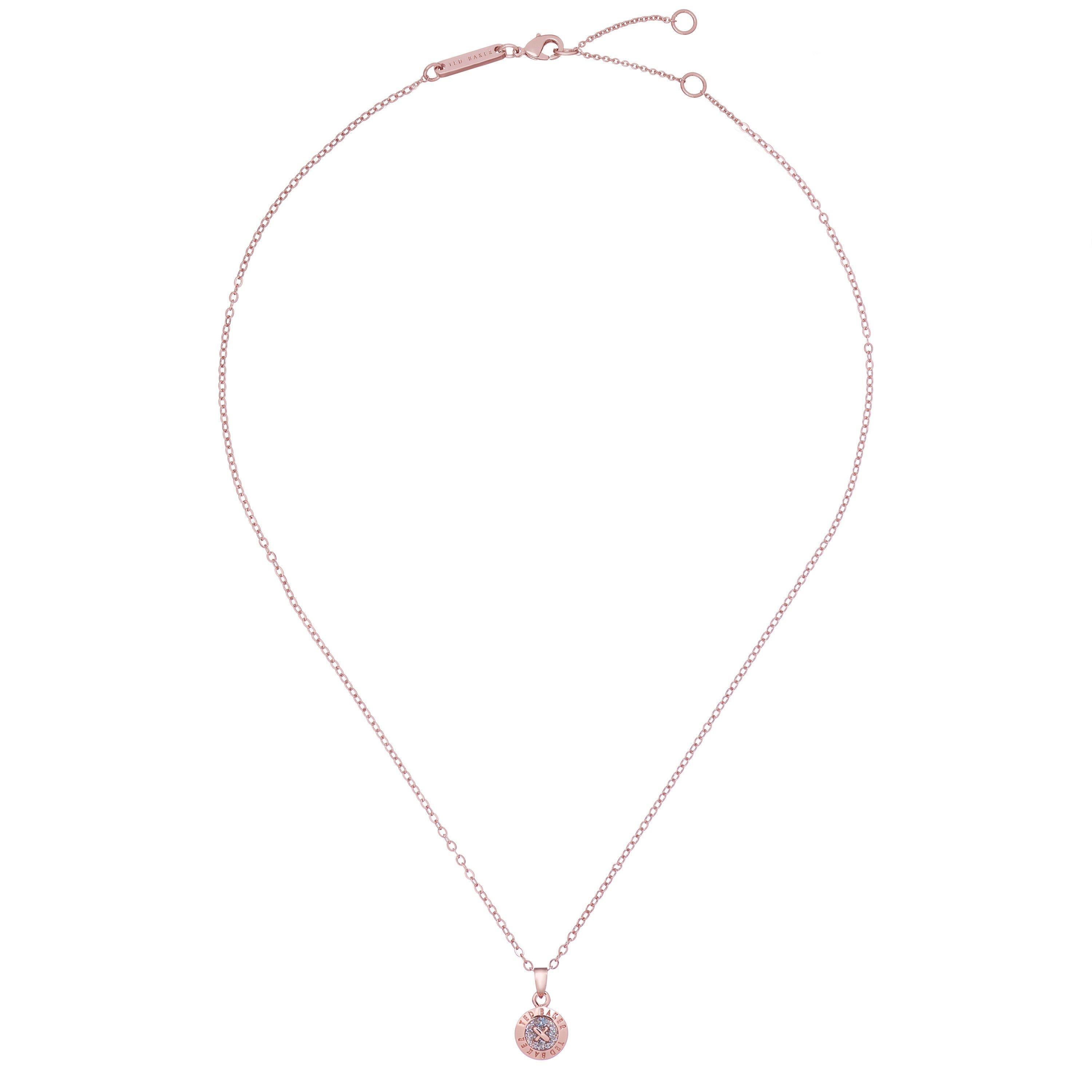 Gold/Pink - Ted Baker - Women's Elvina Pendant Necklace - 3
