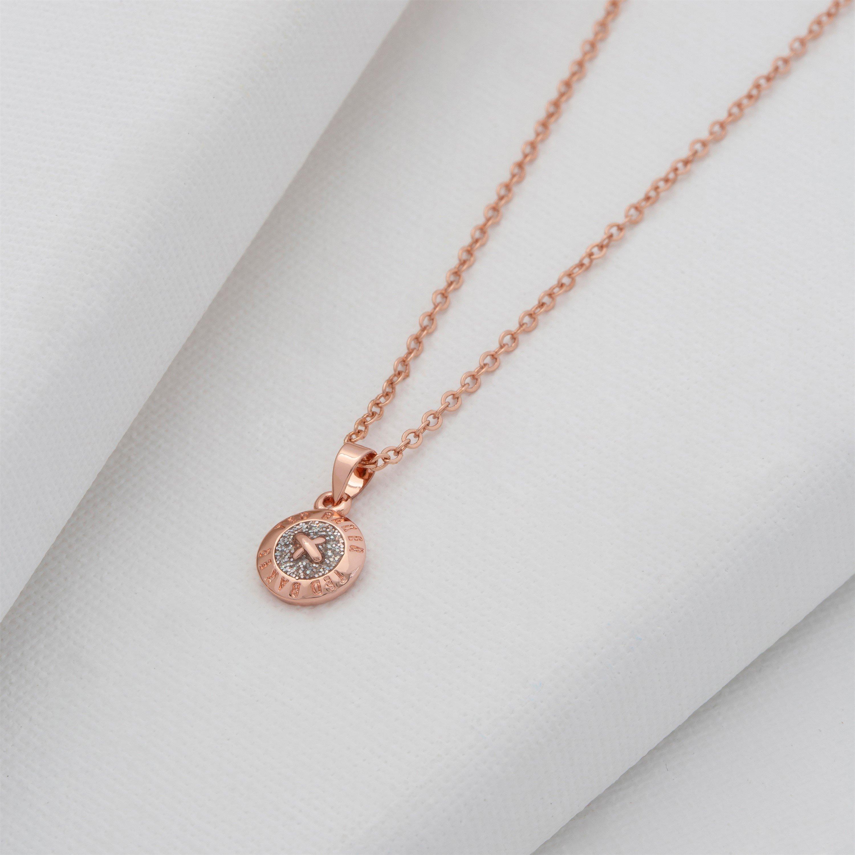 Gold/Pink - Ted Baker - Women's Elvina Pendant Necklace - 4