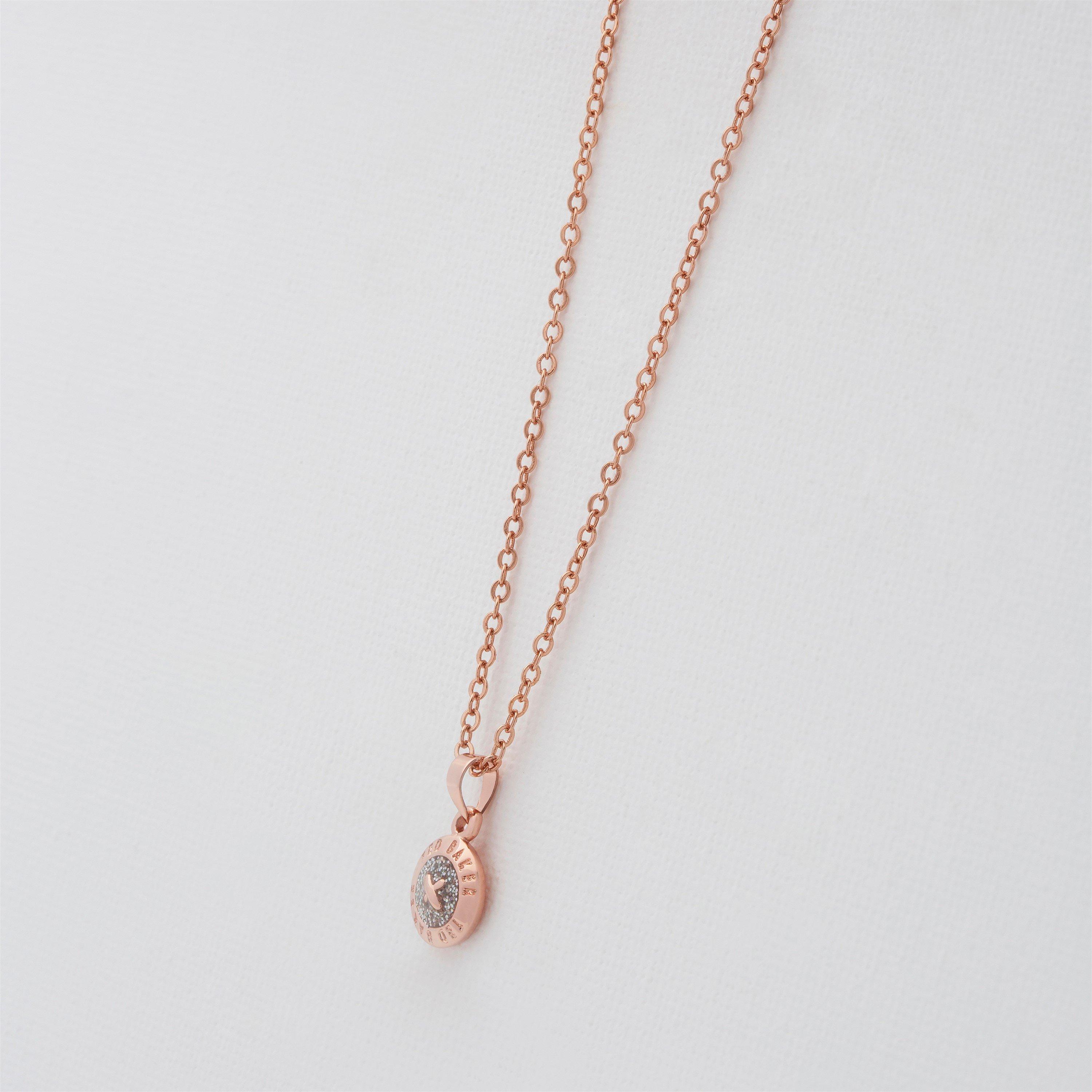 Gold/Pink - Ted Baker - Women's Elvina Pendant Necklace - 5