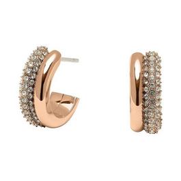 Olivia Burton Oliva Burton Classic Entwine Rose Gold Hoop Earrings