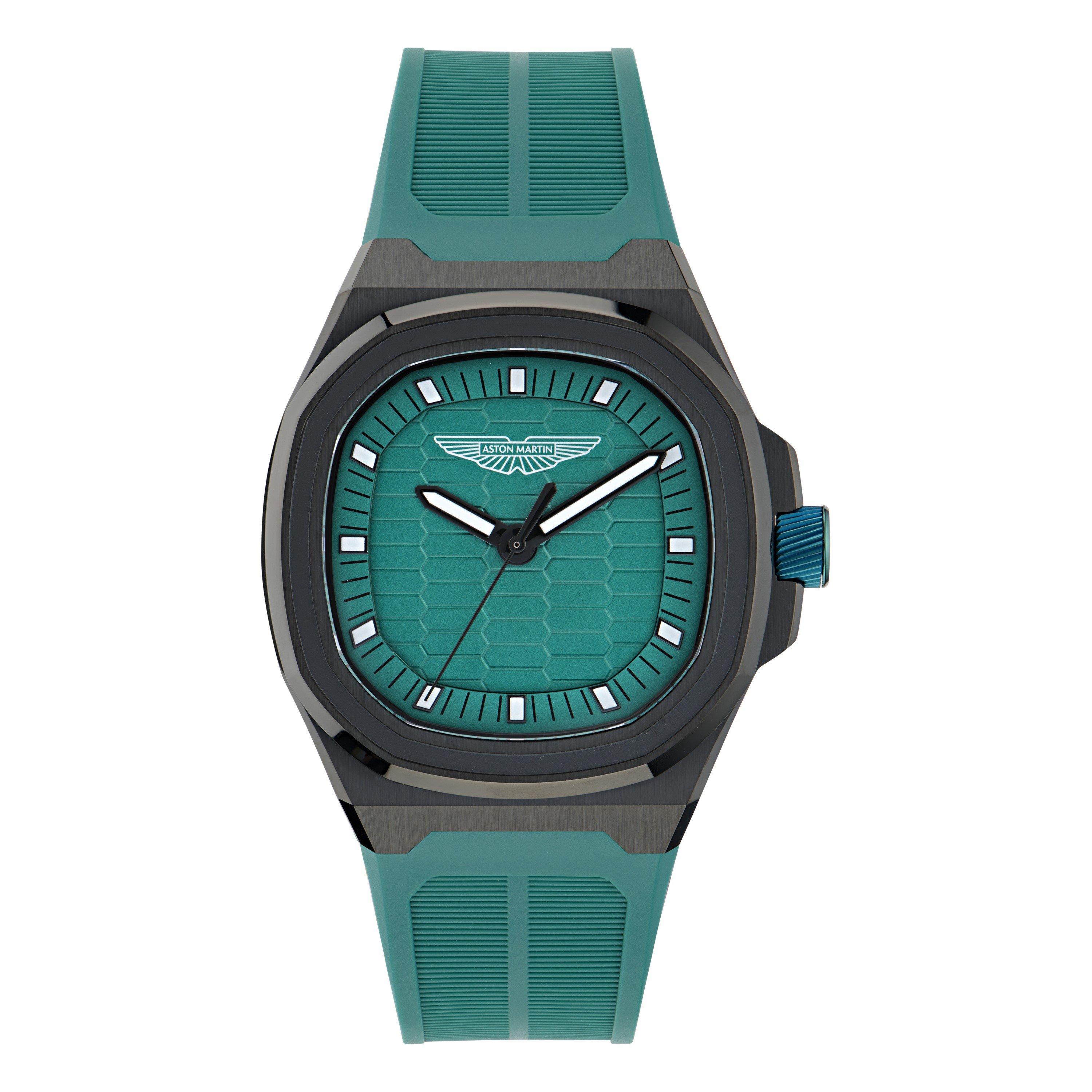 Green/Black - Aston Martin - Men's Icon Analogue Quartz Watch - 1