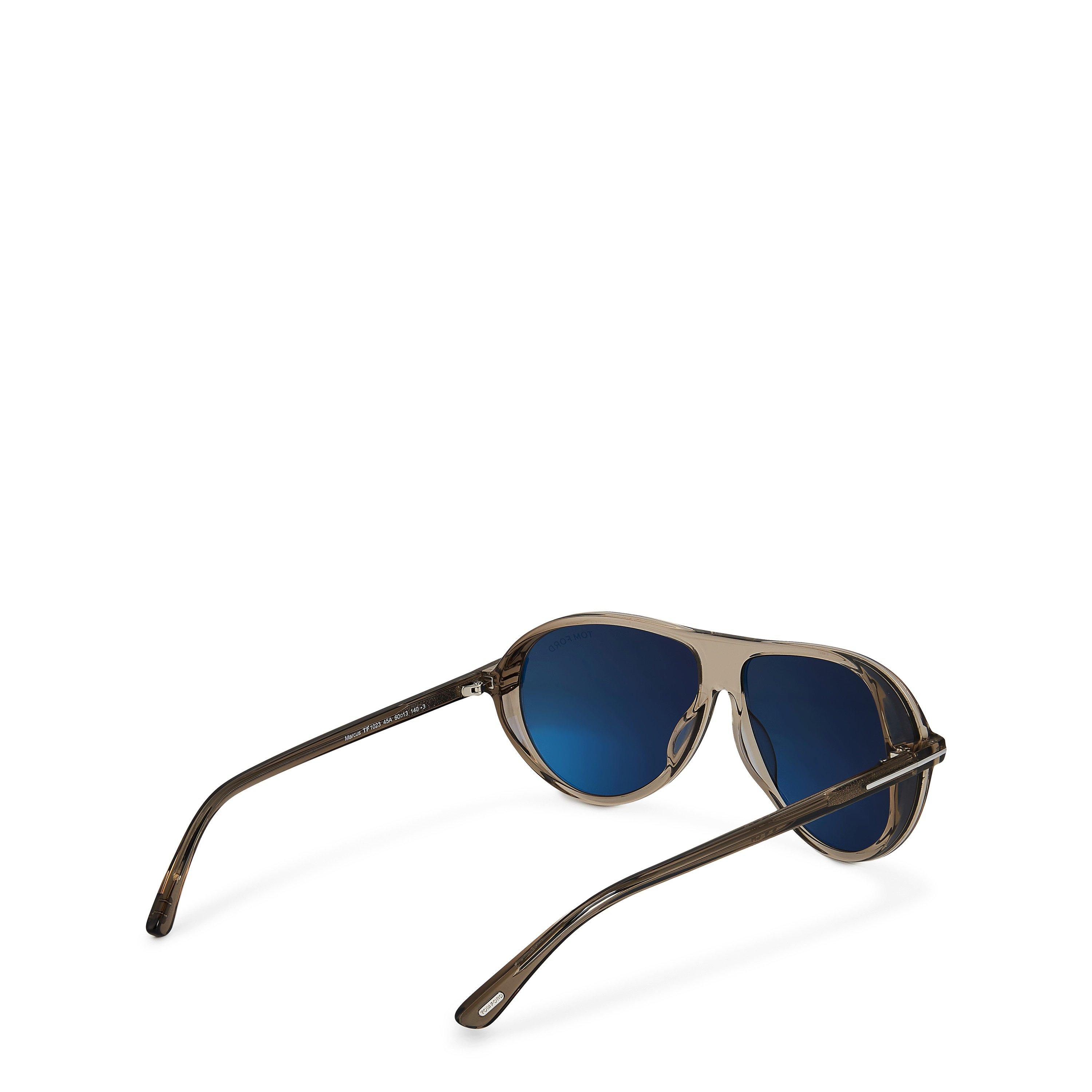 Brown/Smoke 45A - Tom Ford - Aviator Sunglasses - 3