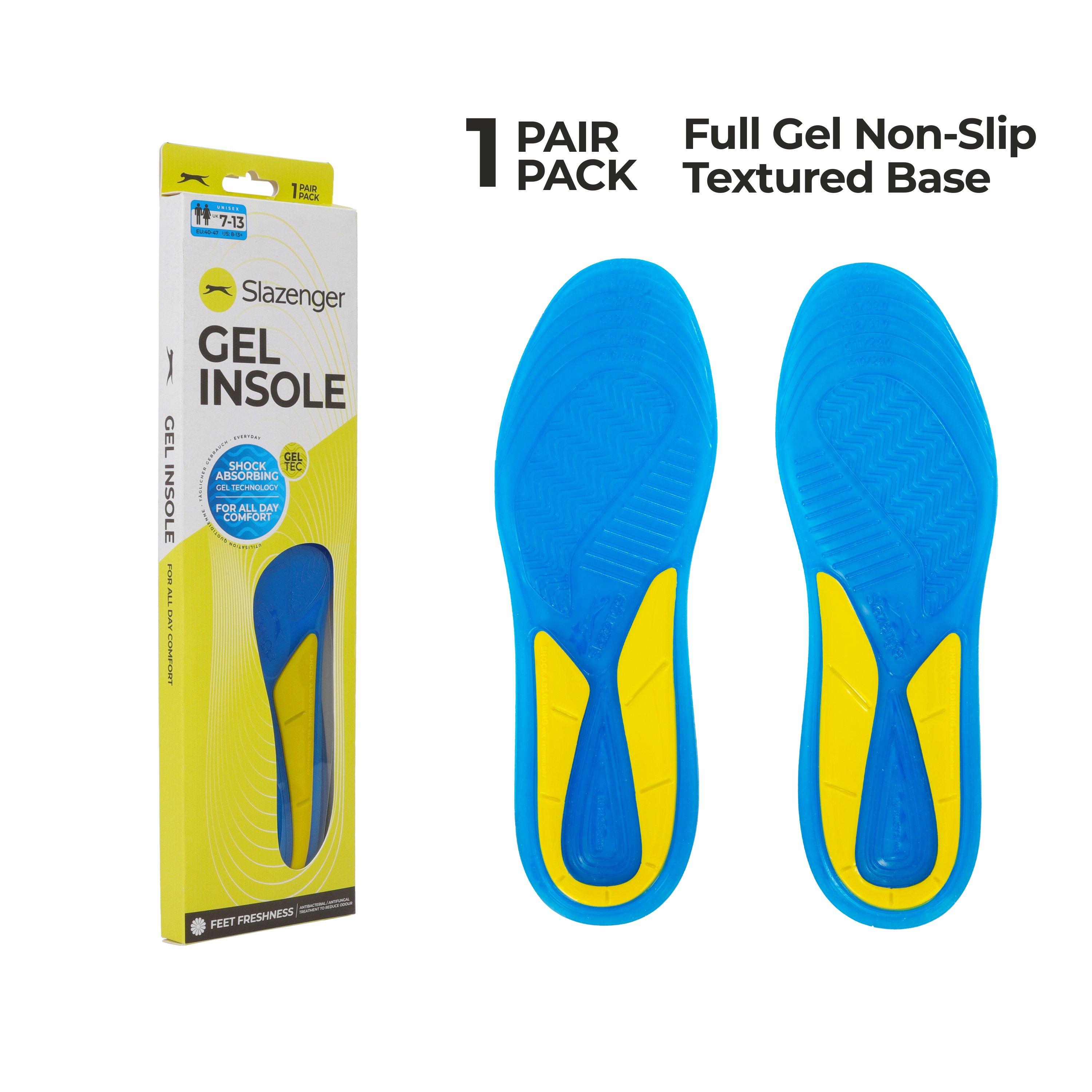 Unisexe 7-13 - Slazenger - Gel Insoles for Enhanced Arch Support - 7