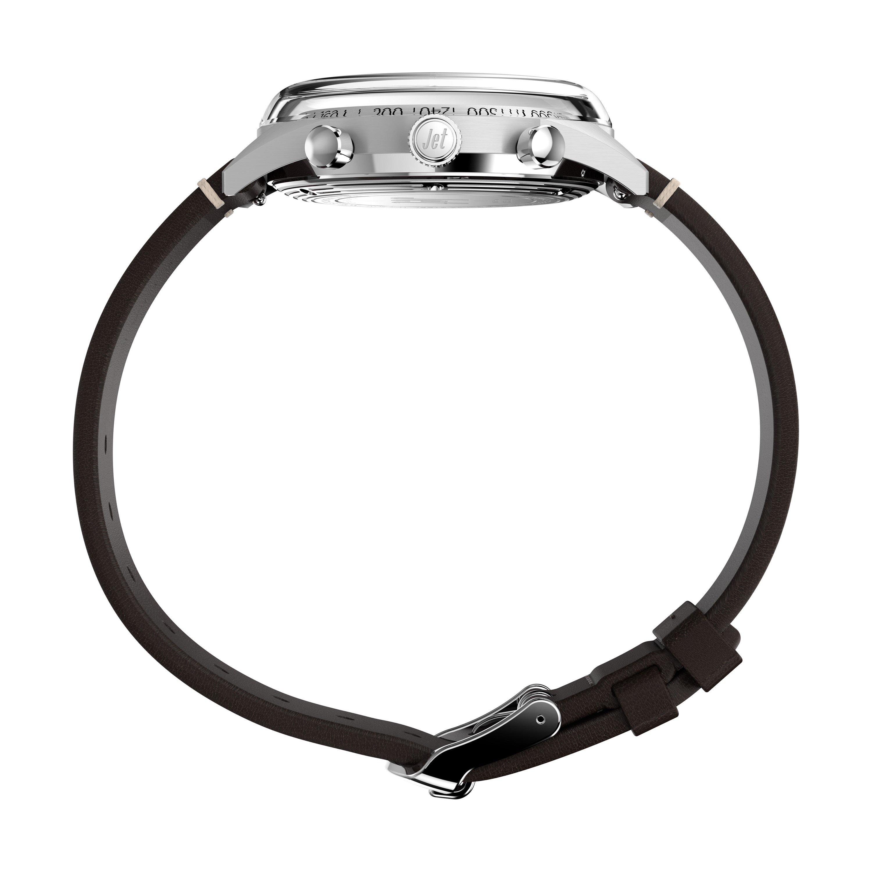 Brown/Silver - Timex - Men's Marlin Analogue Quartz Watch - 3