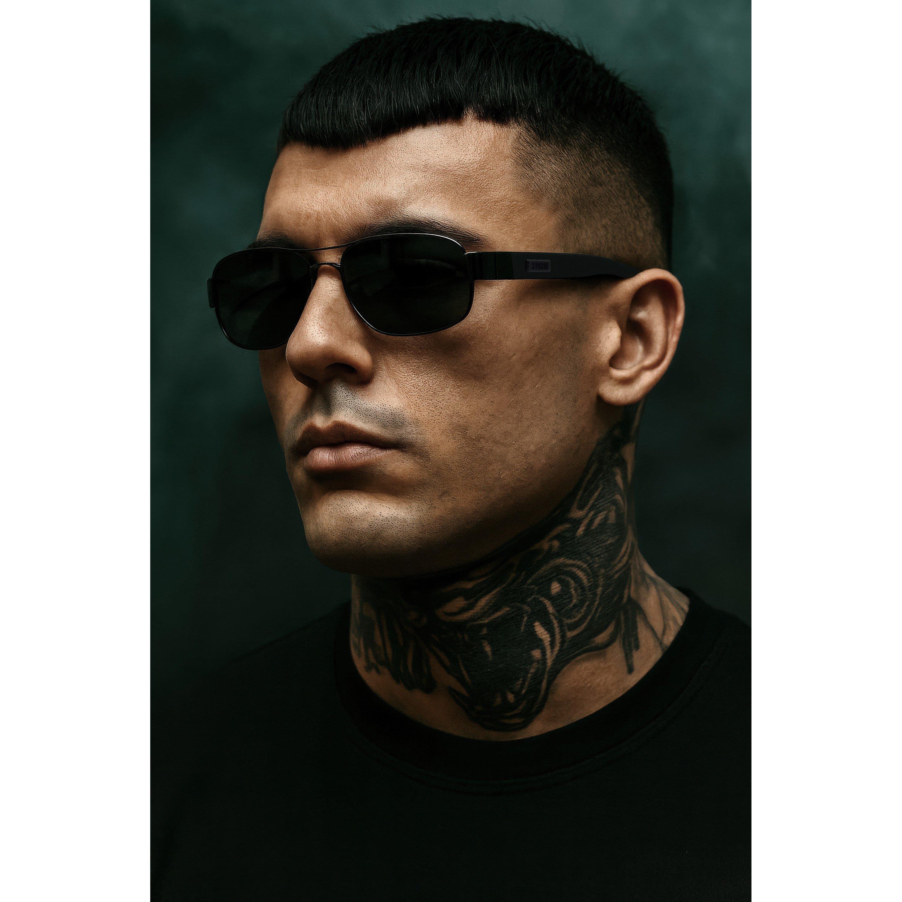 Waffe - Storm - Mens Aviator Sunglasses - 3