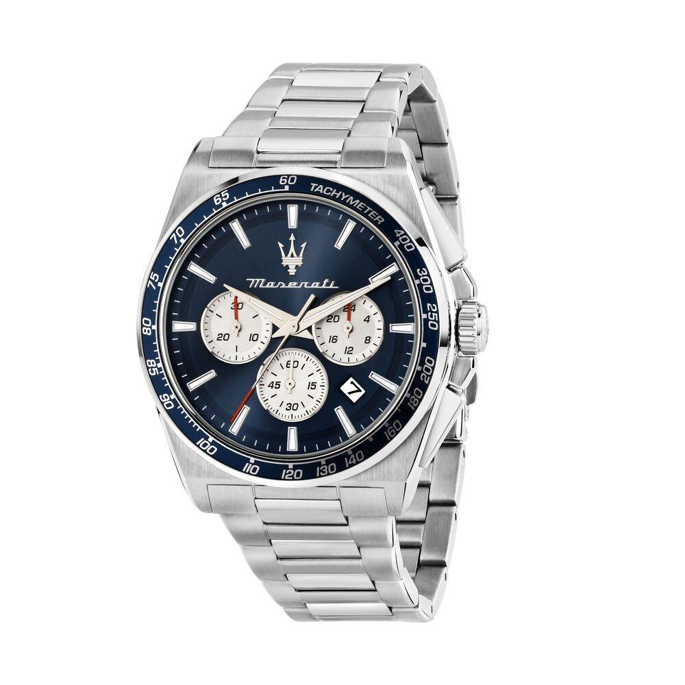 Blue/Silver - Maserati - Men's Velocita Water Resistant Analogue Quartz Watch - 1