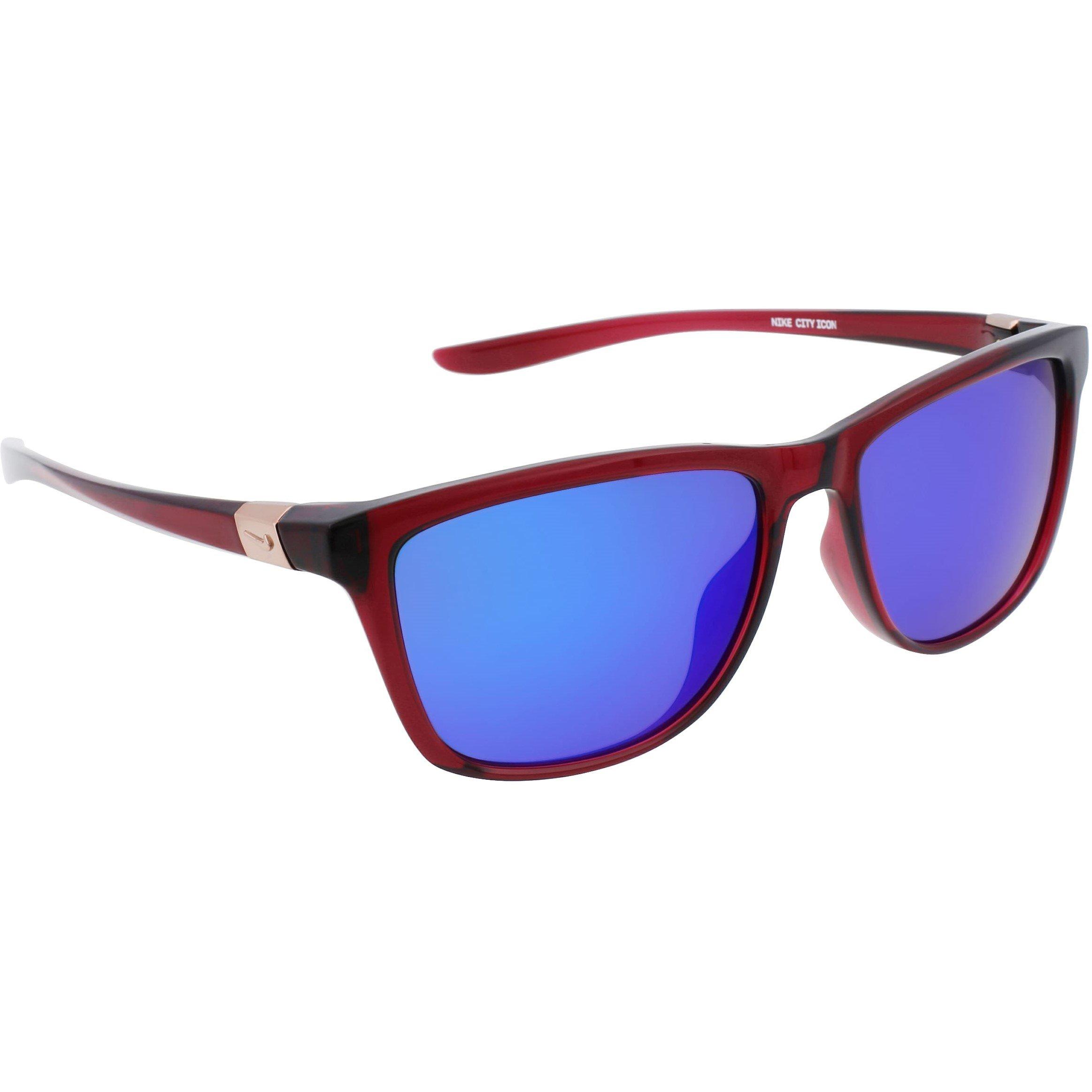 Dk Beet/Gry-UV - Nike - City Icon Square Sunglasses - 1