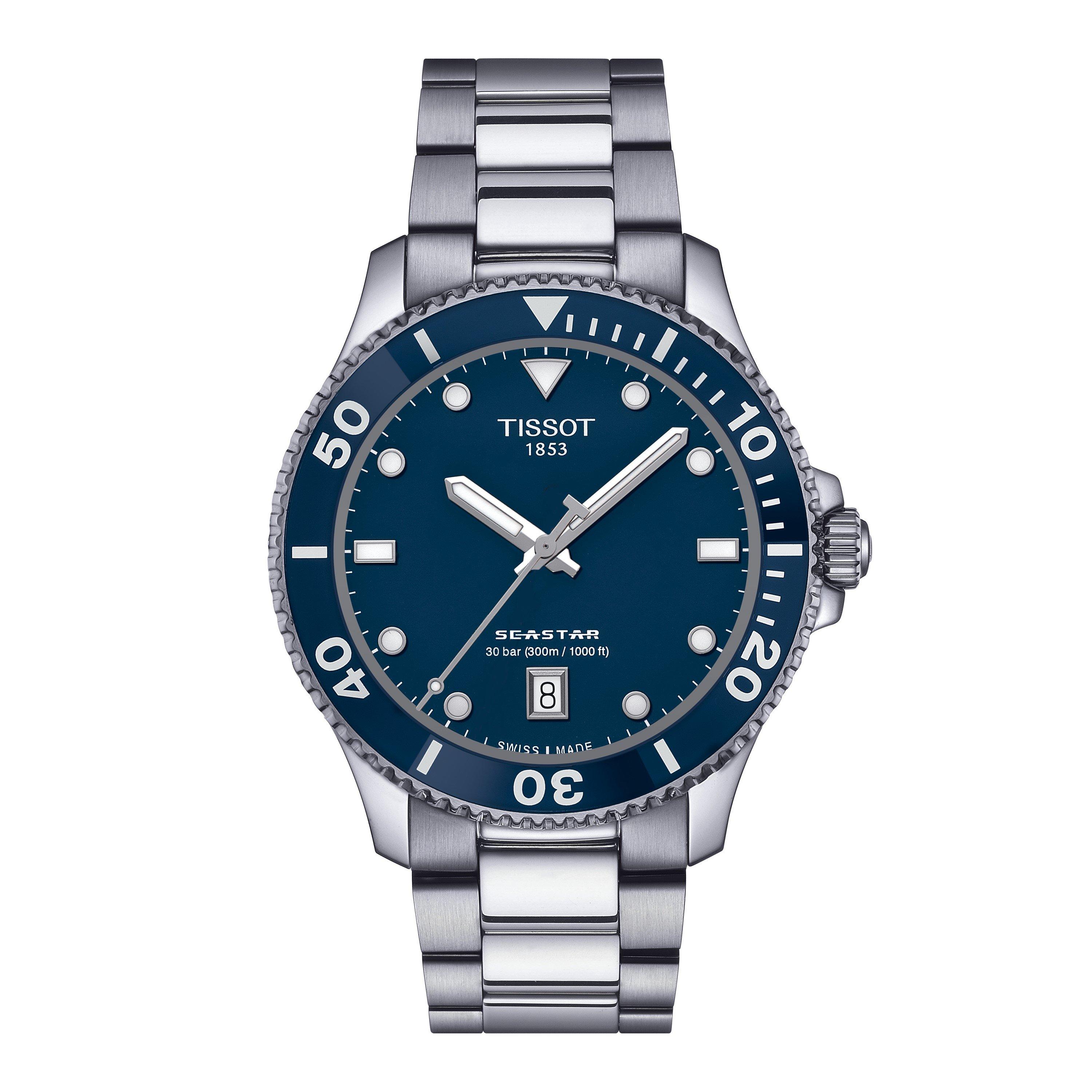 Blue/Steel - Tissot - Seastar Watch - 1