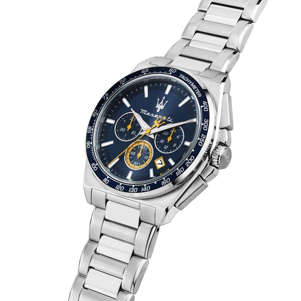 Blue/Silver - Maserati - Men's Analogue Quartz Watch - 4