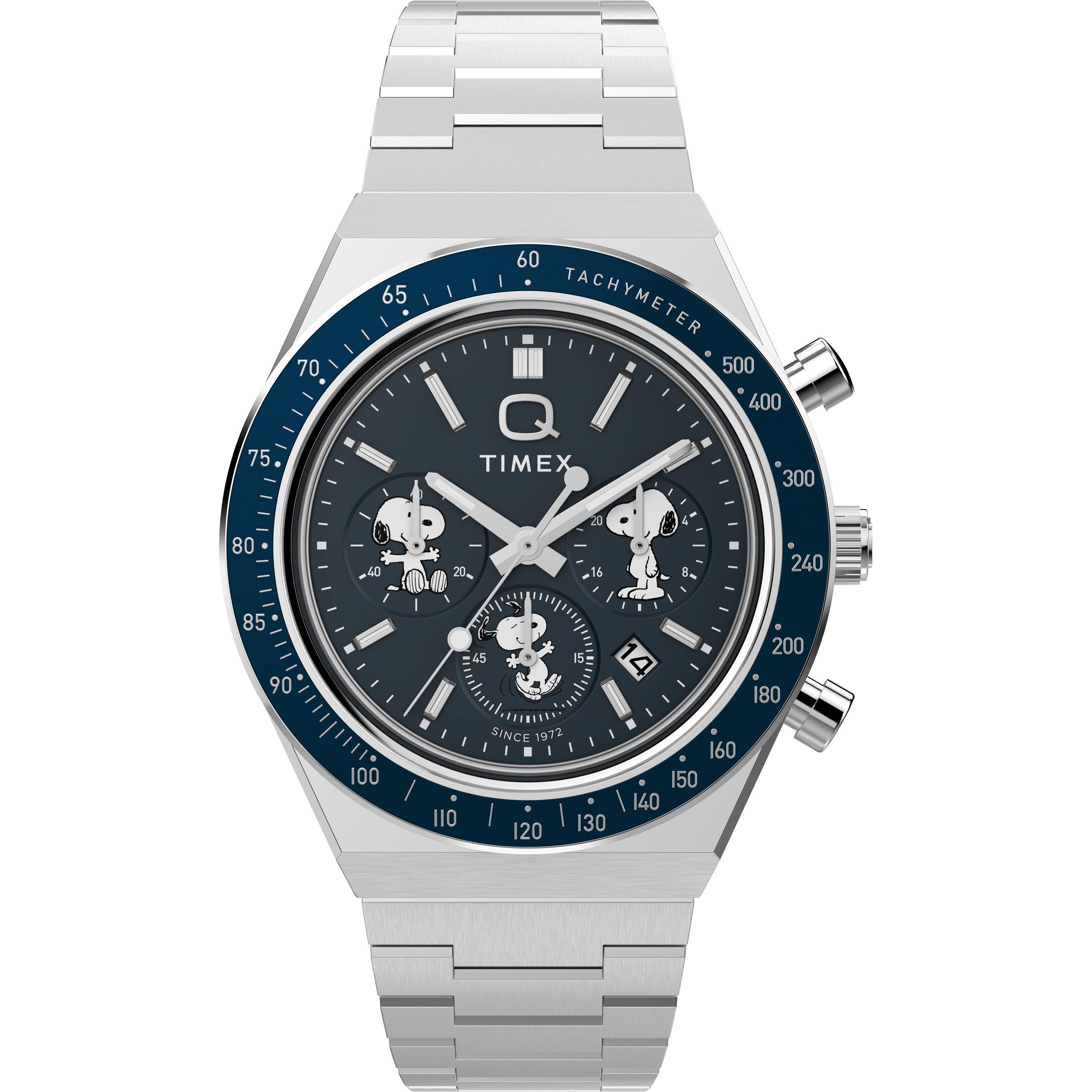 Blue/Silver - Timex - Men's Peanuts Quartz Analogue Watch - 1