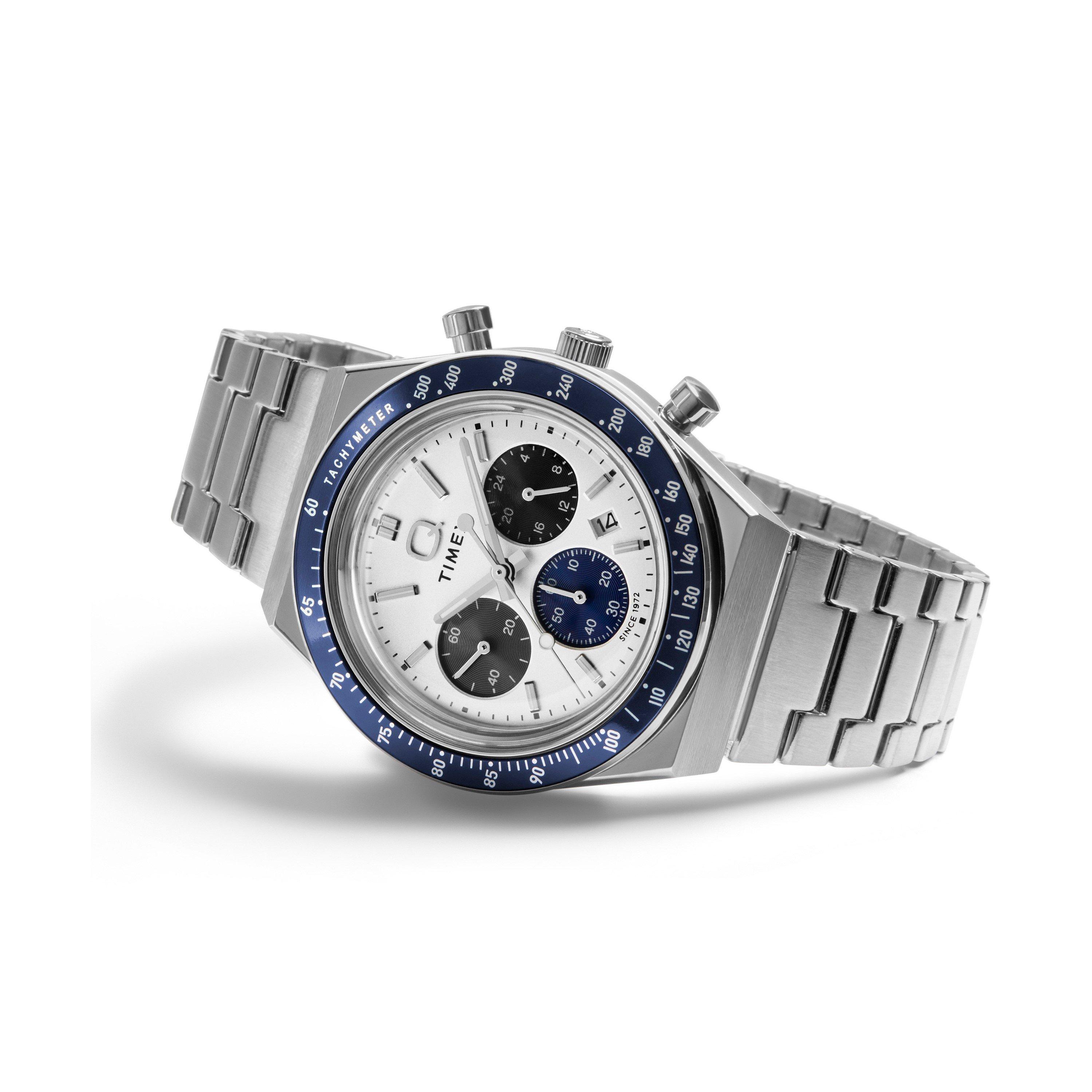 White/Silver - Timex - Men's Water Resistant Analogue Quartz Watch - 2