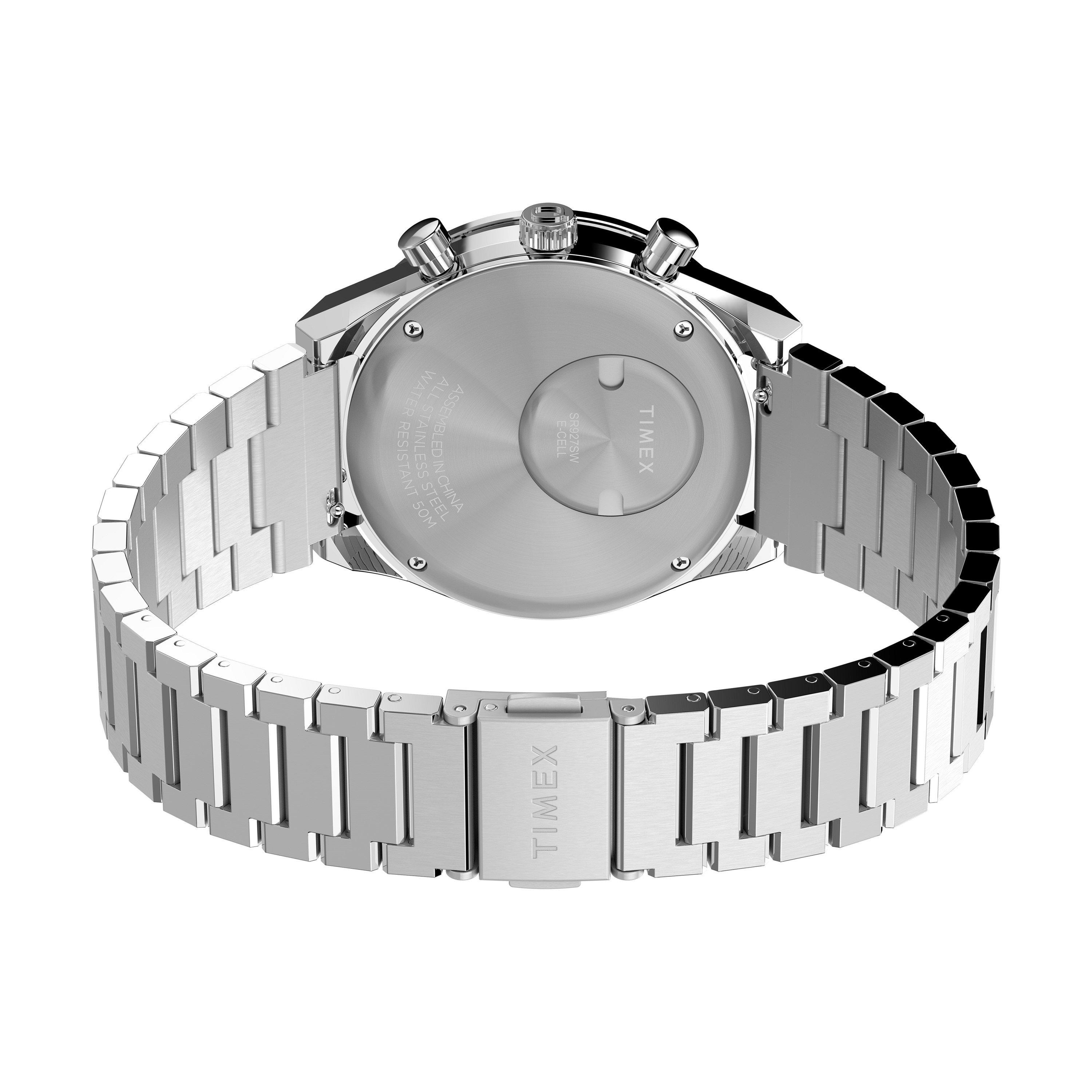 White/Silver - Timex - Men's Water Resistant Analogue Quartz Watch - 4