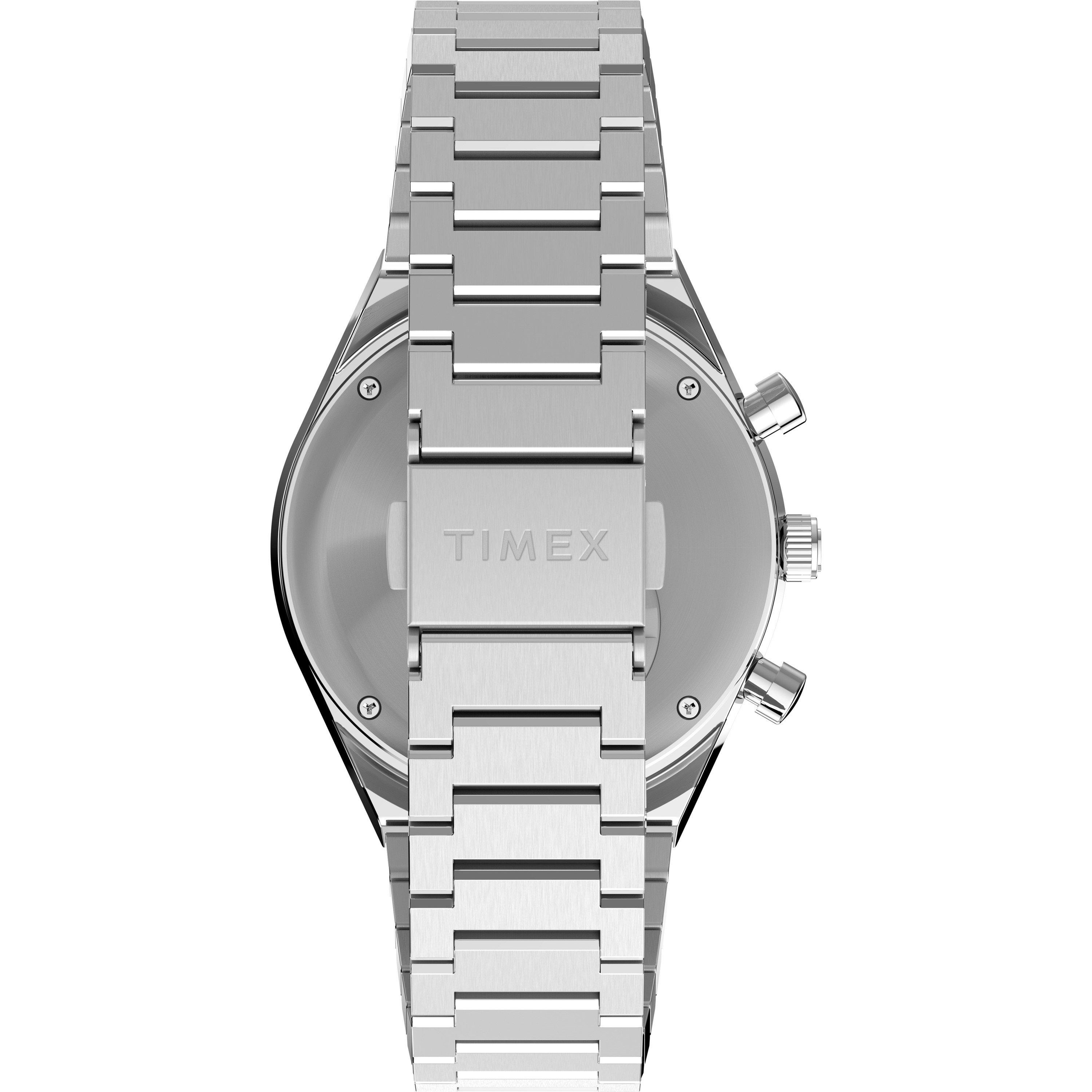 White/Silver - Timex - Men's Water Resistant Analogue Quartz Watch - 5